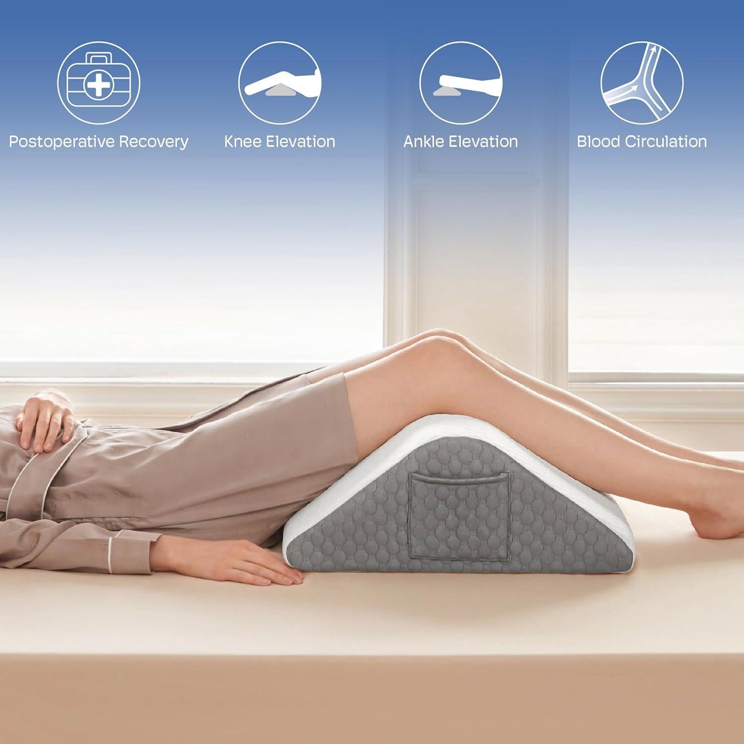 Cojín en cuña Simpledad 20.32 cm para piernas y tobillos