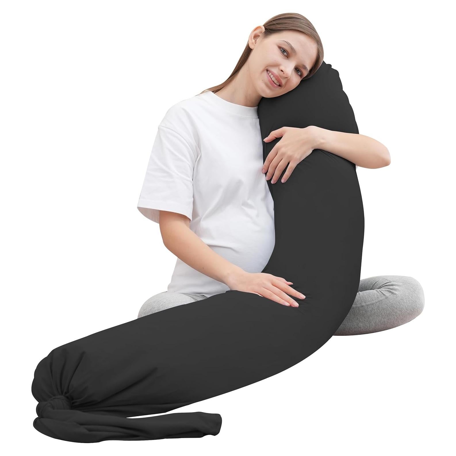 Almohada de Embarazo MOON PARK - Cuerpo Completo 137 cm Negro