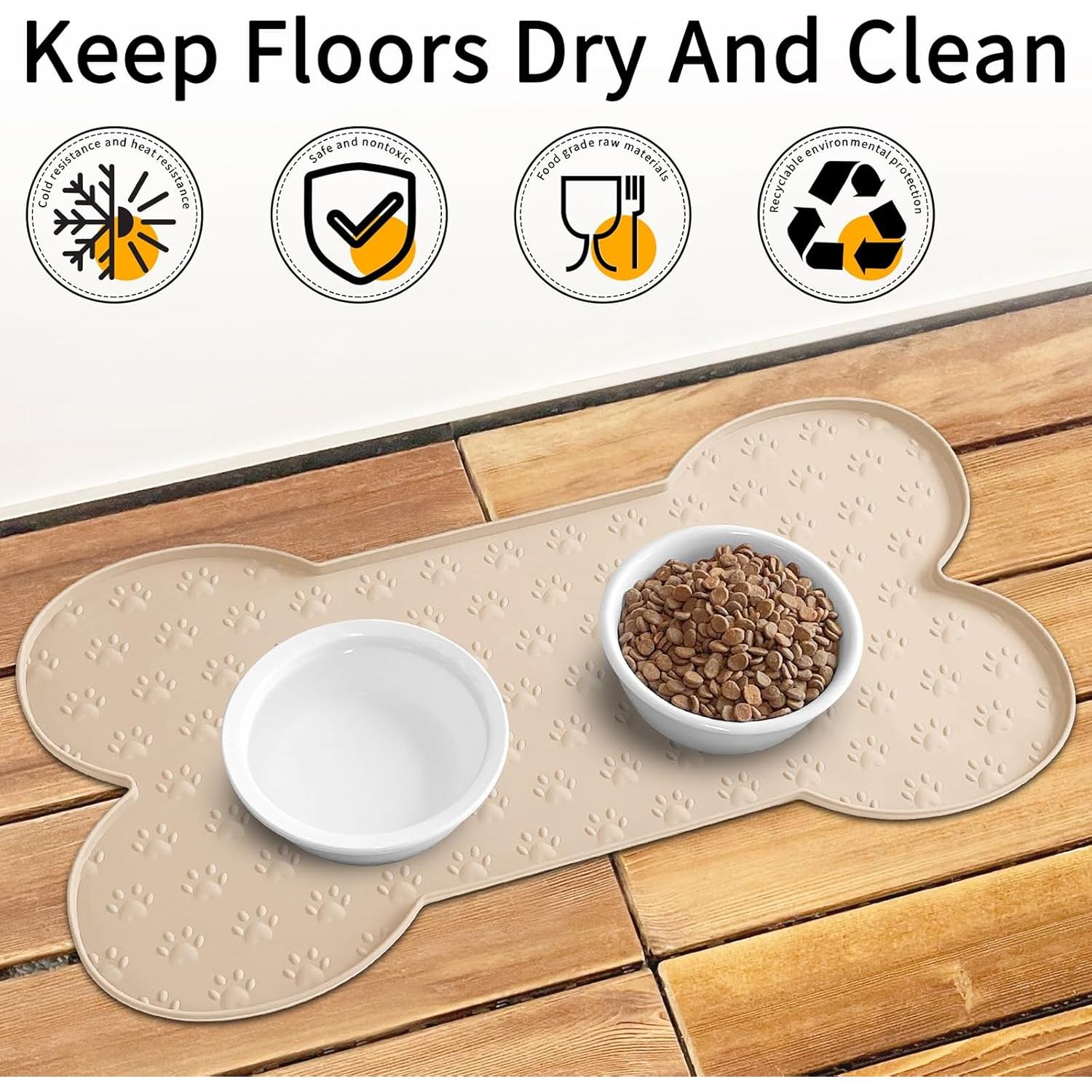 Alfombrilla de Silicona Antideslizante PWTAA 49.3x24.9cm Beige