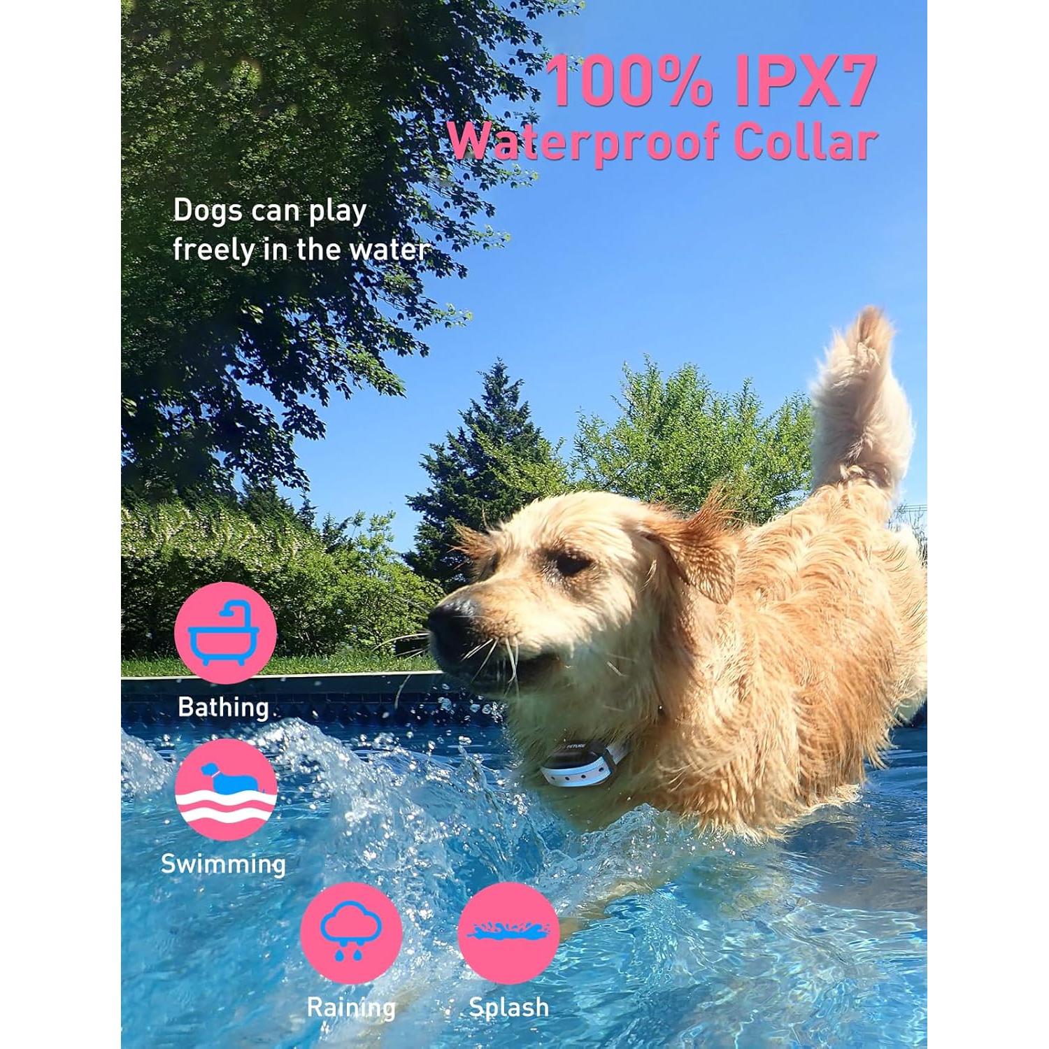 Collar de Entrenamiento Peture 4 en 1 para Perros 4.5-54.4 kg