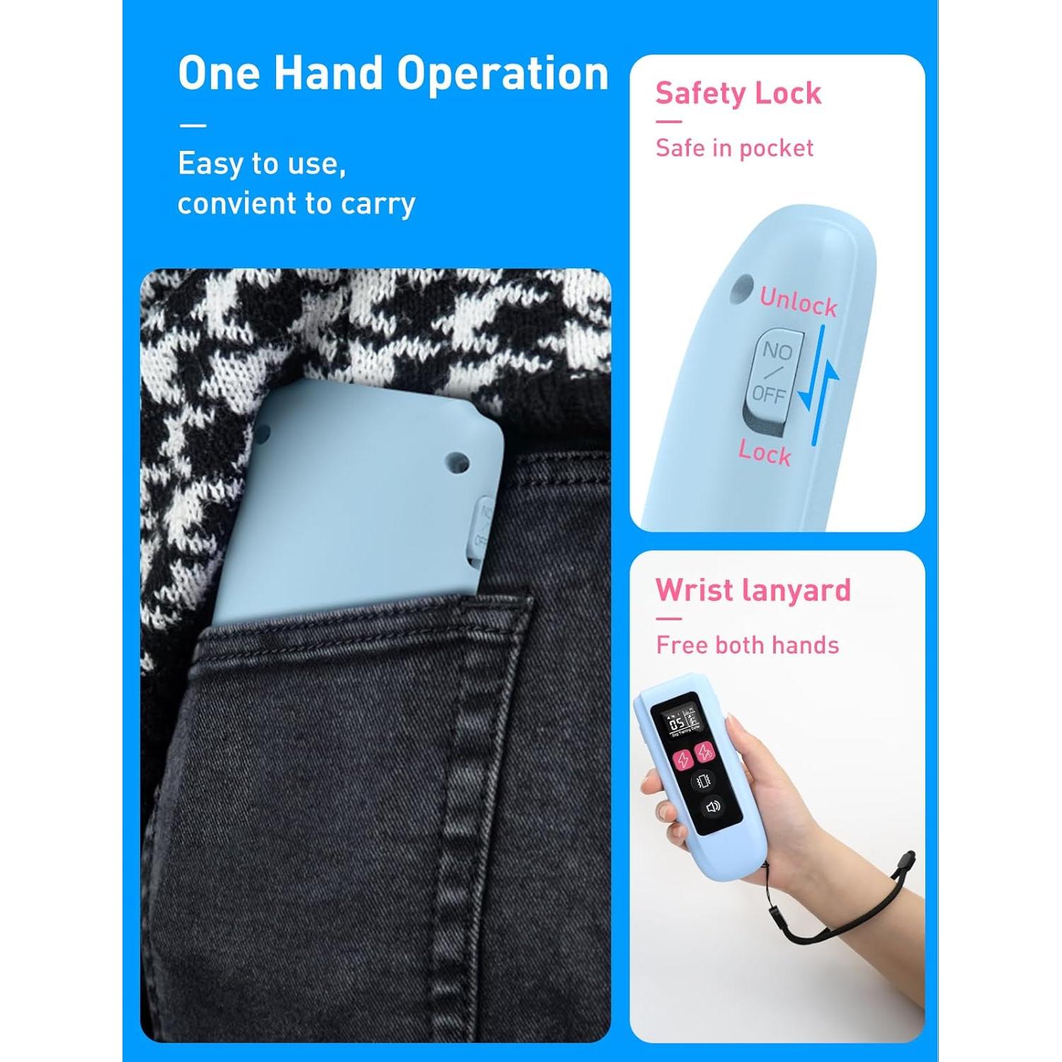 Collar de Entrenamiento Peture 4 en 1 para Perros 4.5-54.4 kg