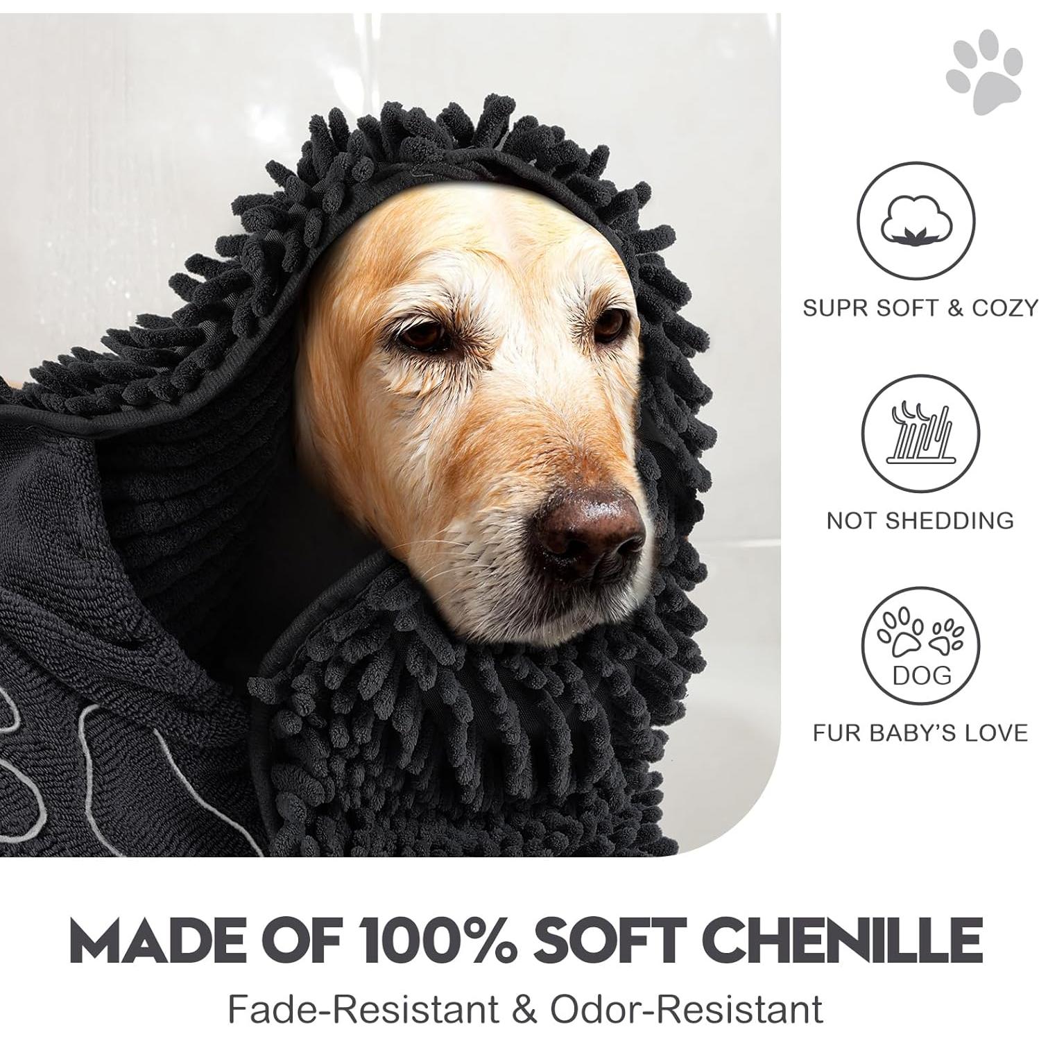 Toalla de Microfibra para Perros Newwiee 4 Piezas 81x36cm