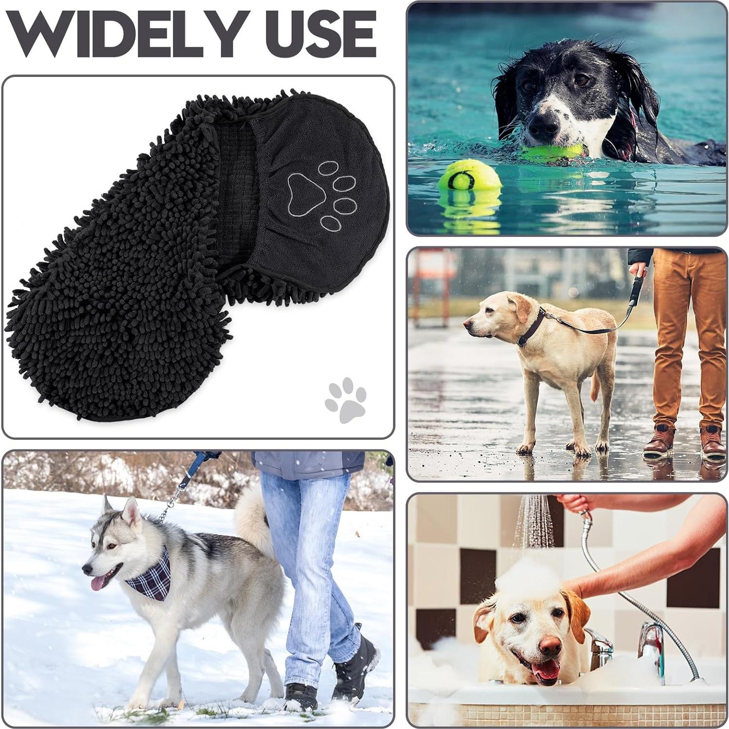 Toalla de Microfibra para Perros Newwiee 4 Piezas 81x36cm