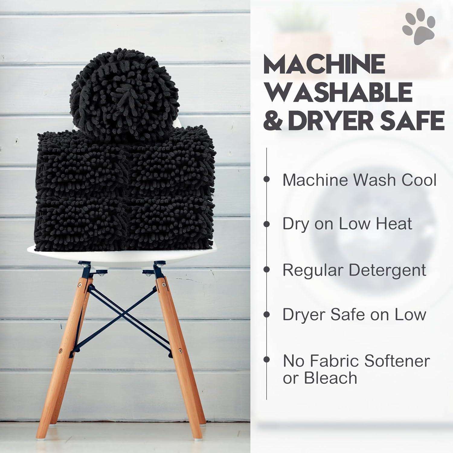 Toalla de Microfibra para Perros Newwiee 4 Piezas 81x36cm