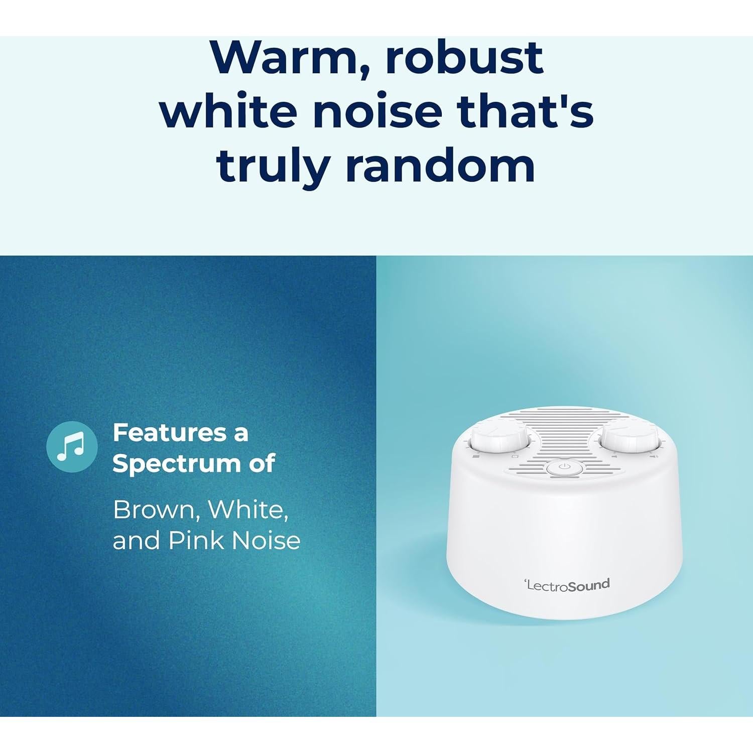 Máquina de Ruido Blanco Adaptive Sound Technologies ASM1023-2W - Portátil USB para Dormitorio