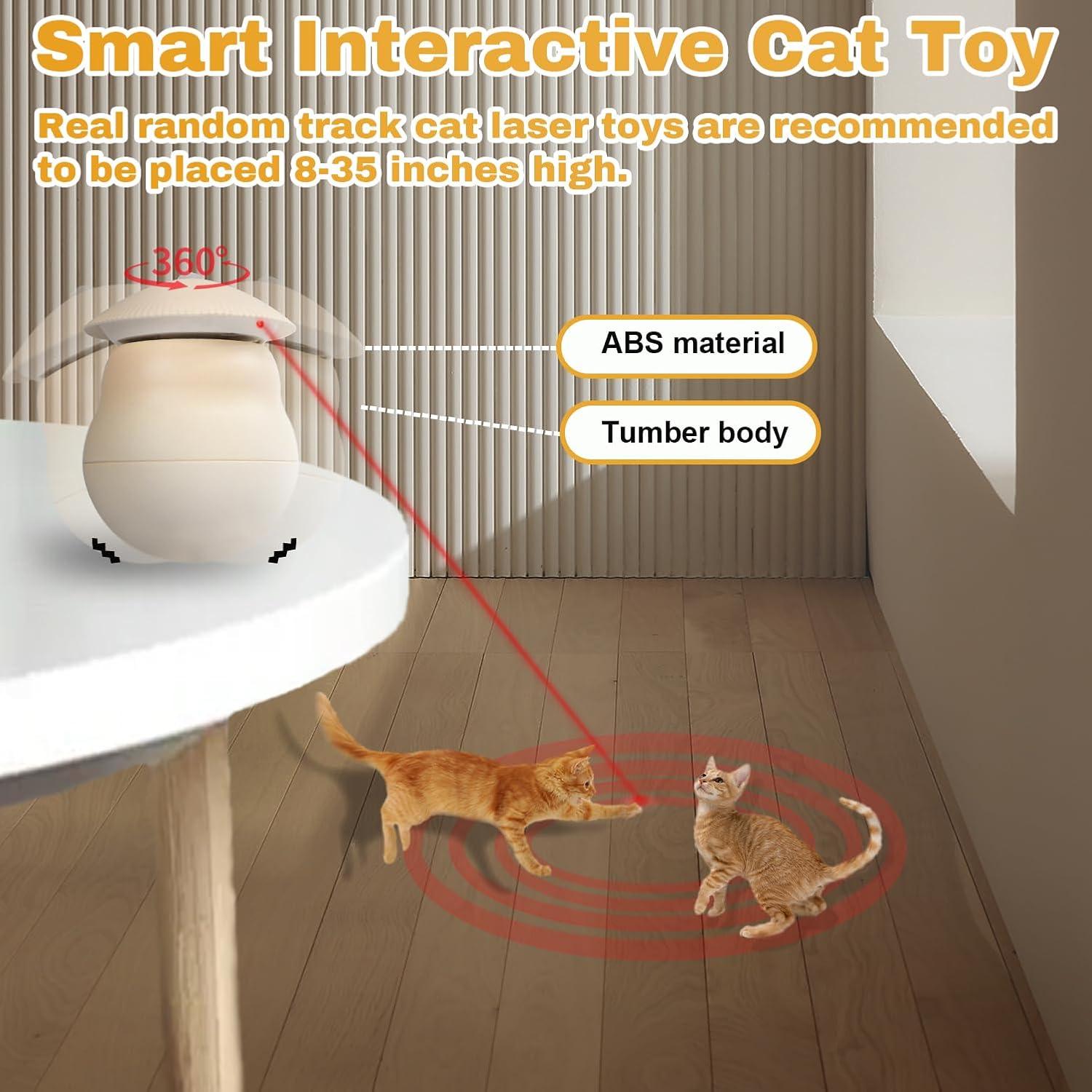 Juguete Interactivo para Gatos Deyyol con Láser 360°