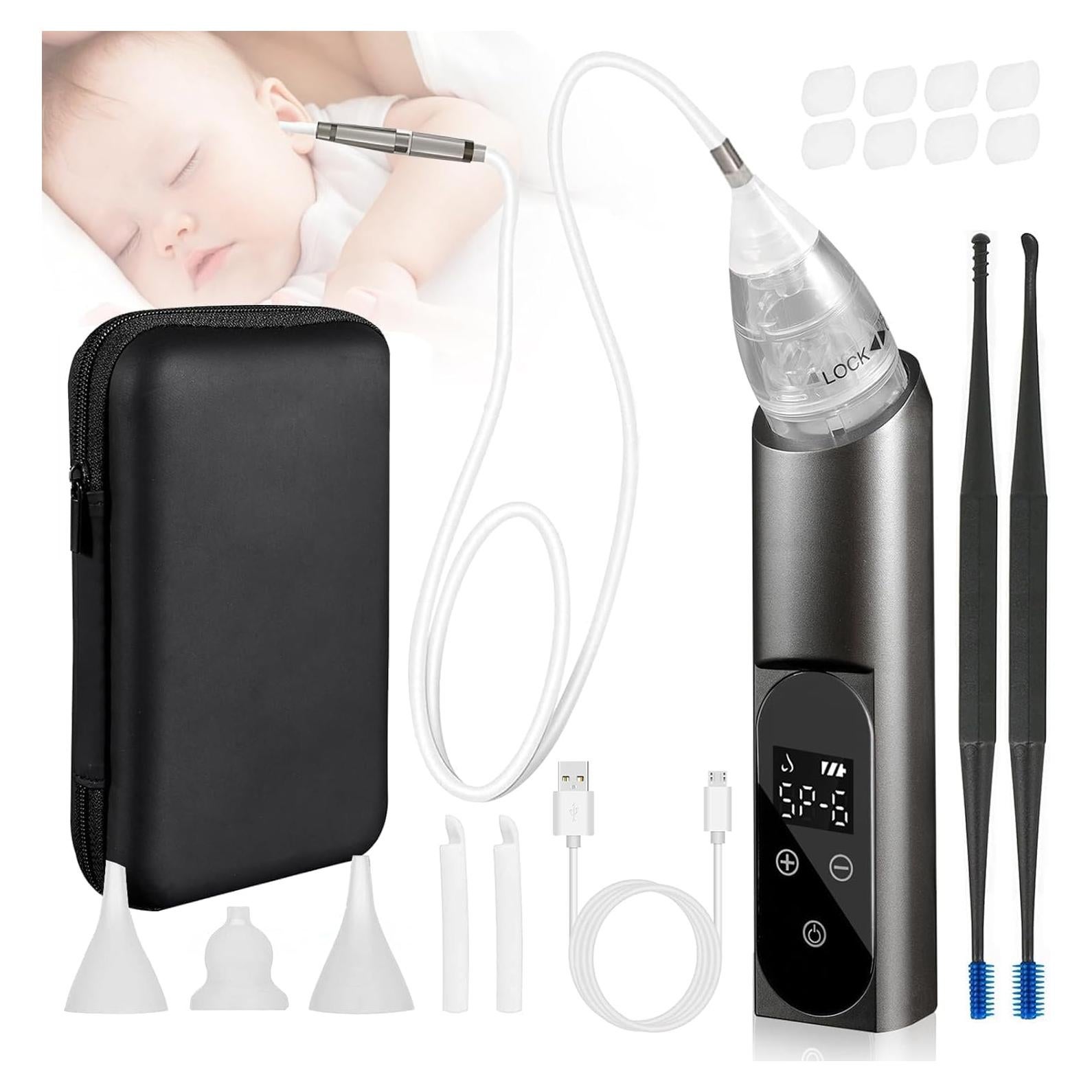 Limpiador de Oídos Eléctrico HIQUAY 2025, Succión 6 Niveles