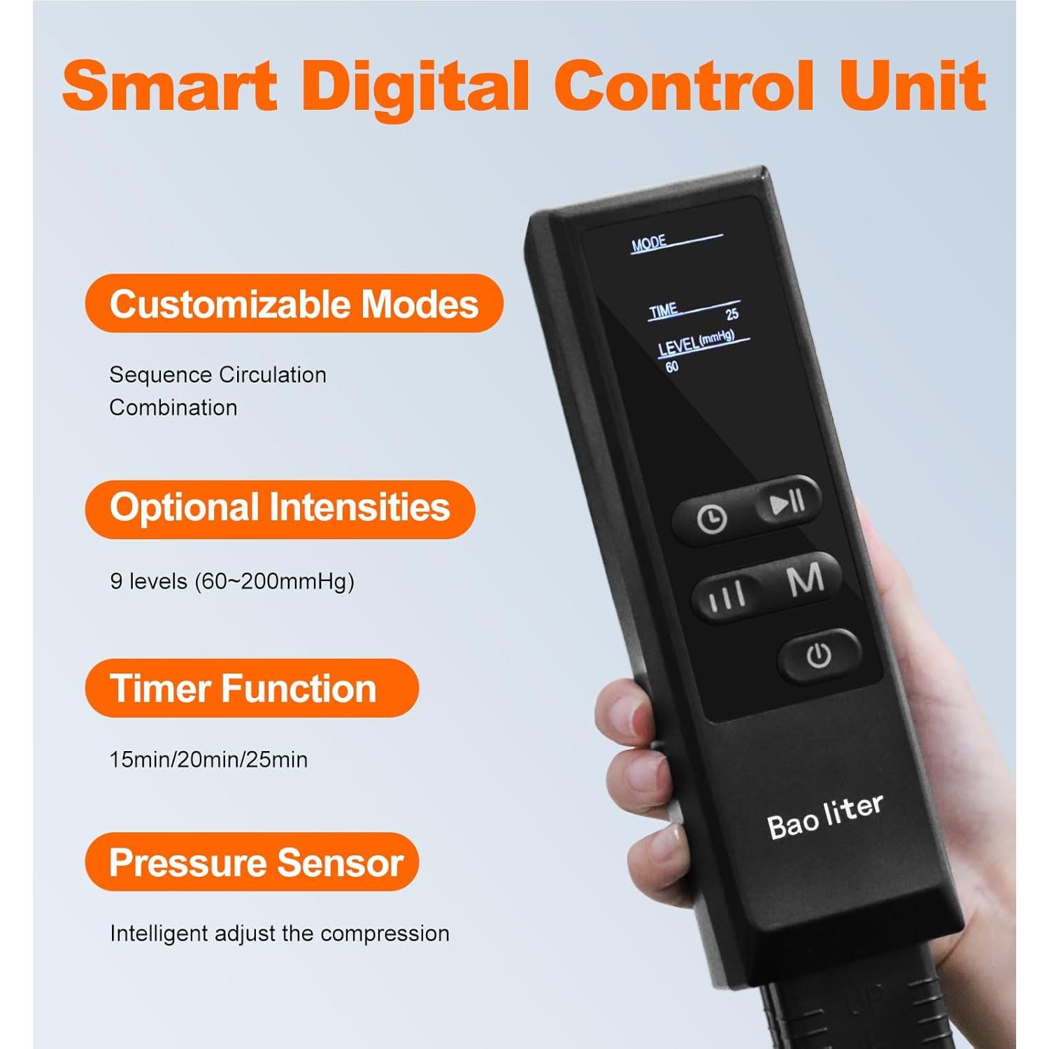 Masajeador de Piernas Bao Liter FE-7204B Compresión Aire 4D