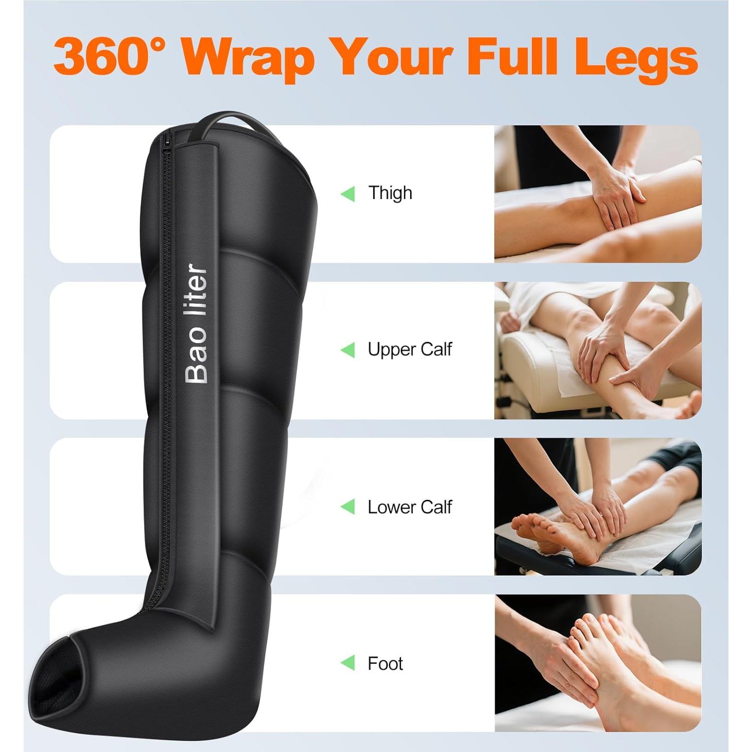Masajeador de Piernas Bao Liter FE-7204B Compresión Aire 4D