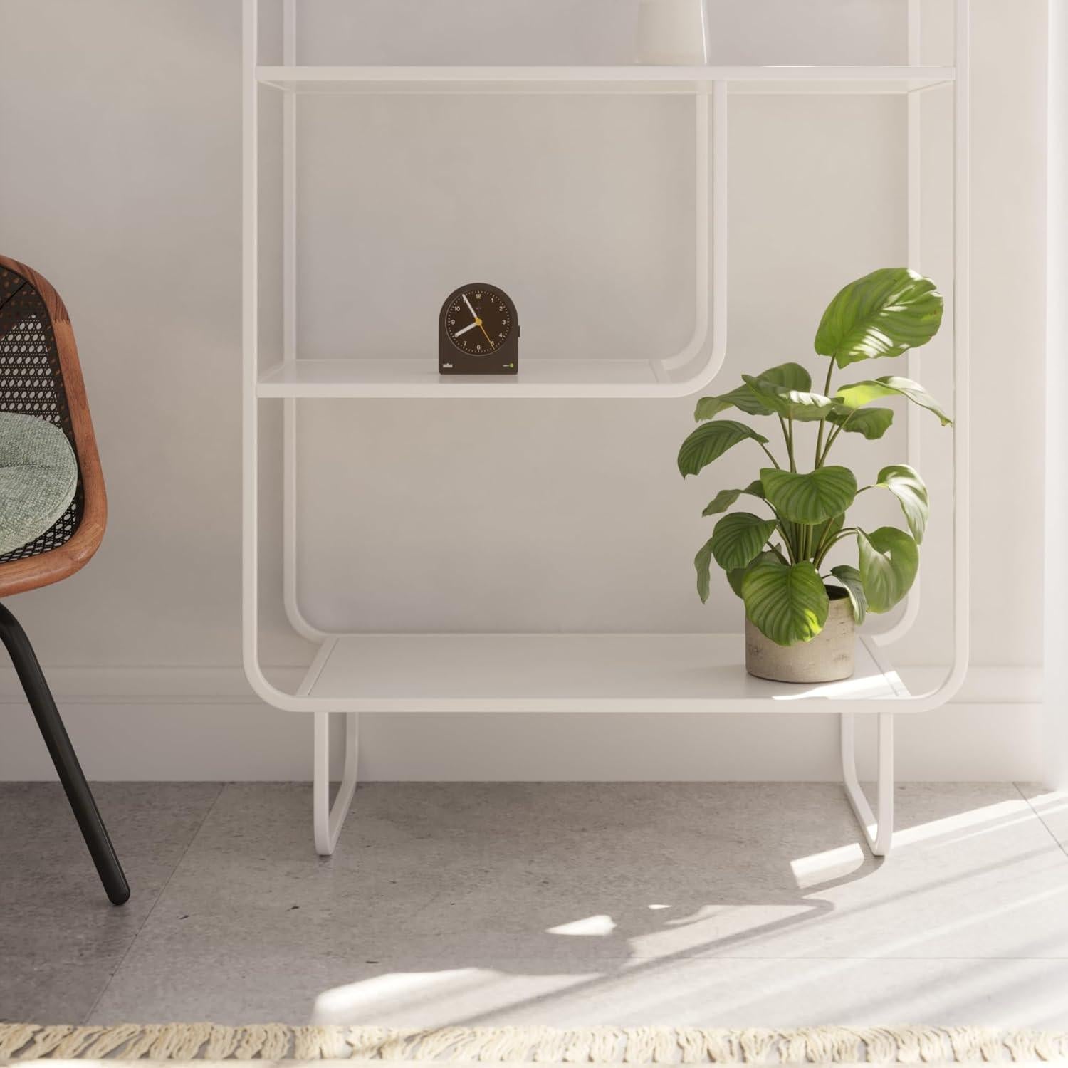 Reloj Despertador Analógico Braun BC22B Silencioso Negro