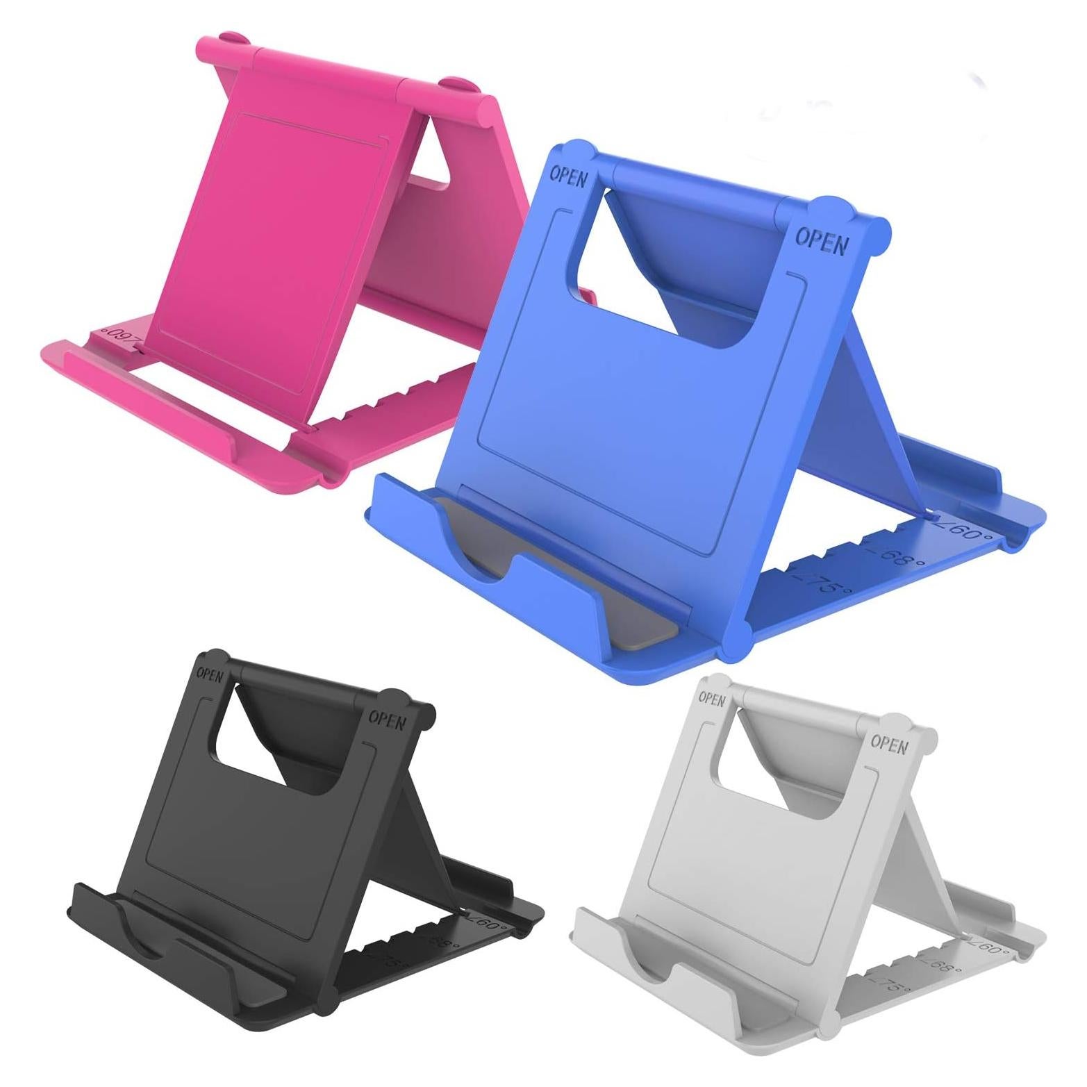 Soporte de Teléfono de Escritorio YENIE 4PACK Universal Ajustable