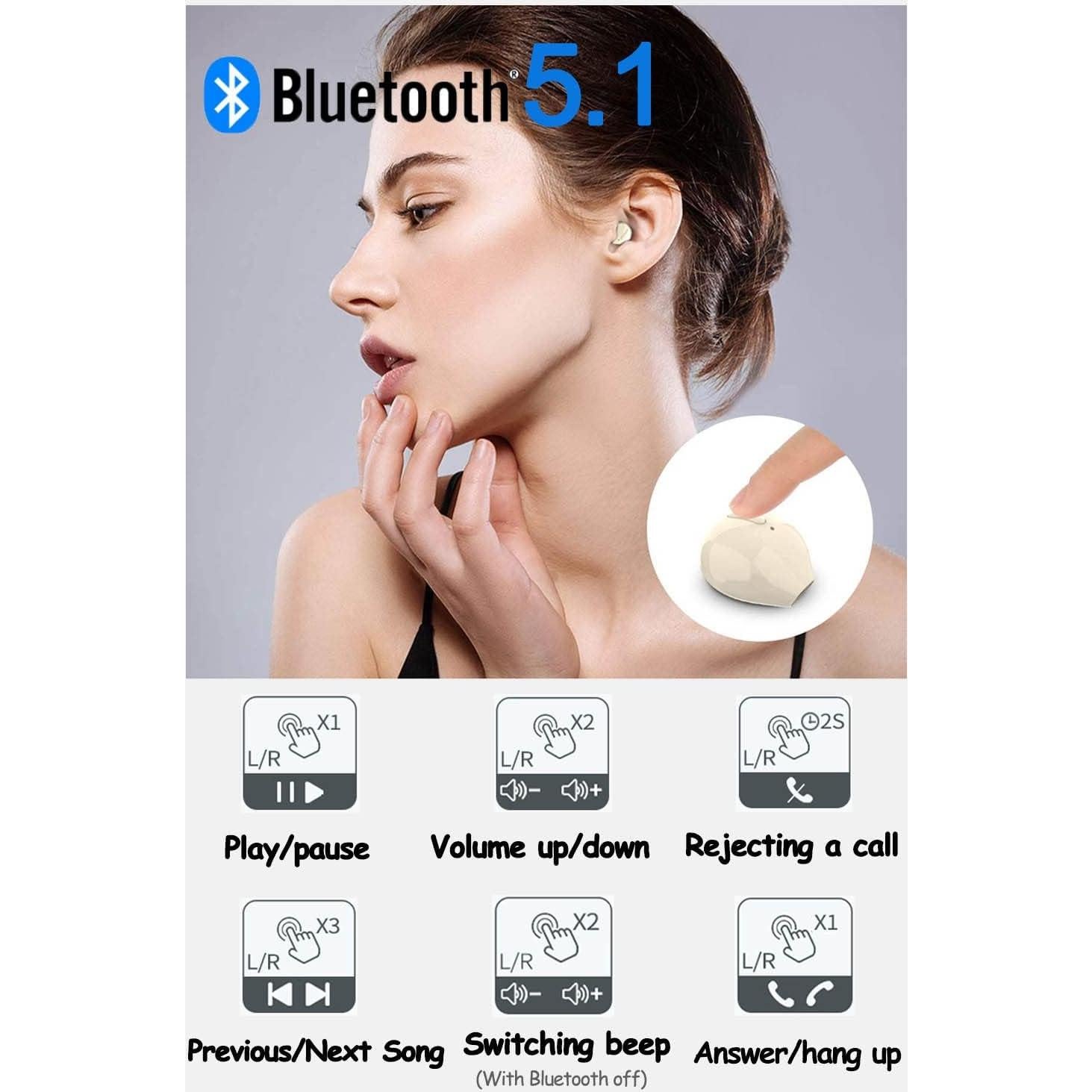 Auriculares Inalámbricos Bluetooth SZHTFX Mini 4h Batería