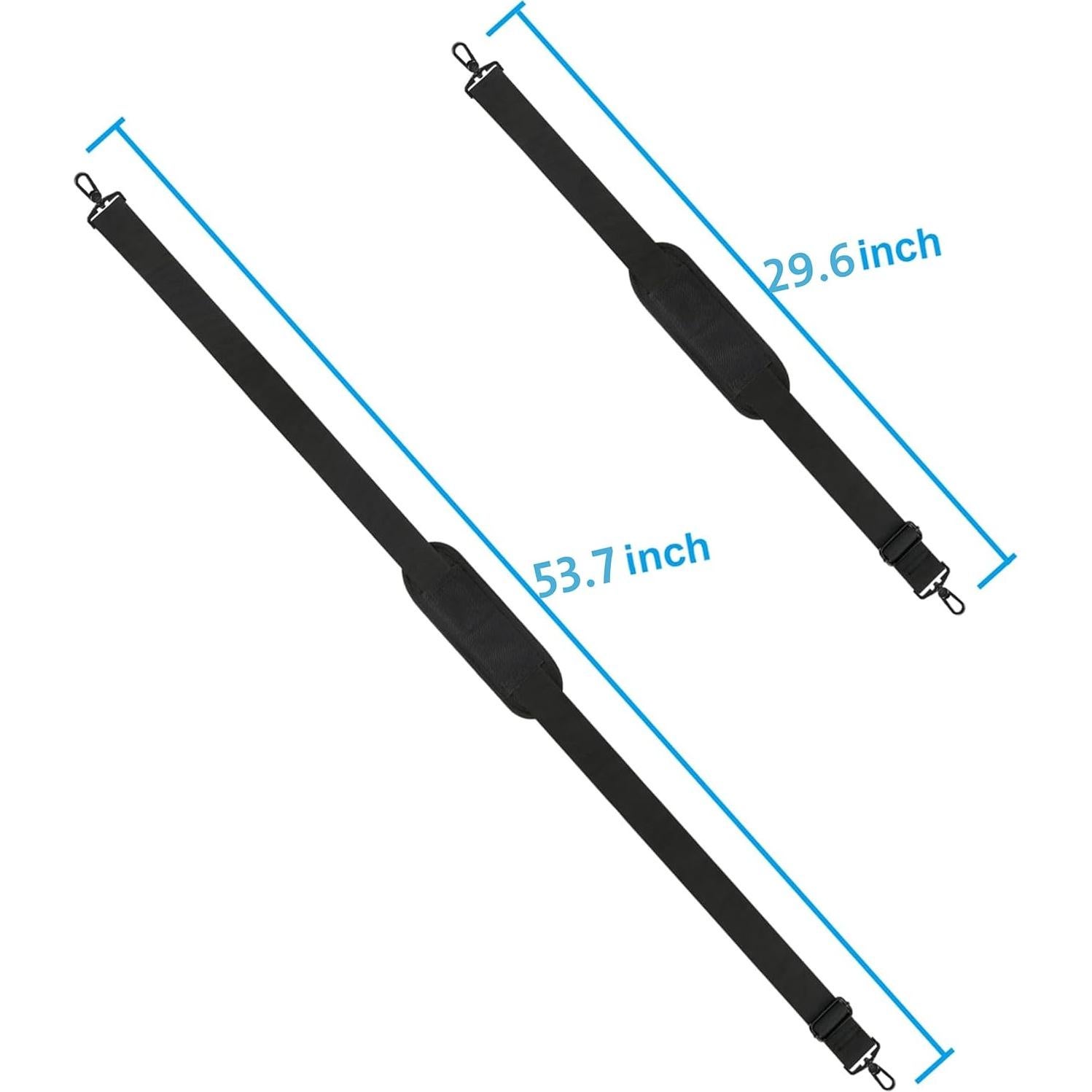 Correa de Hombro Taygeer Ajustable 132 cm Nylon Negra