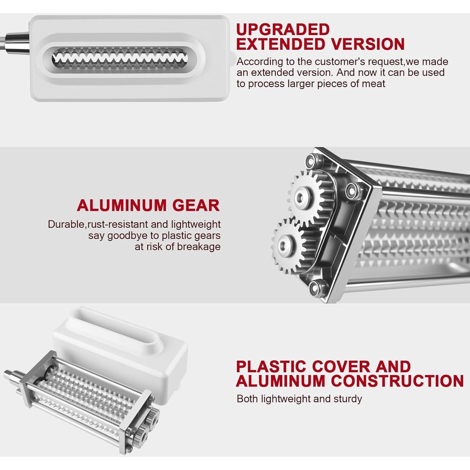 Ablandador de Carne Profesional GuanQiao para KitchenAid 16.51 cm