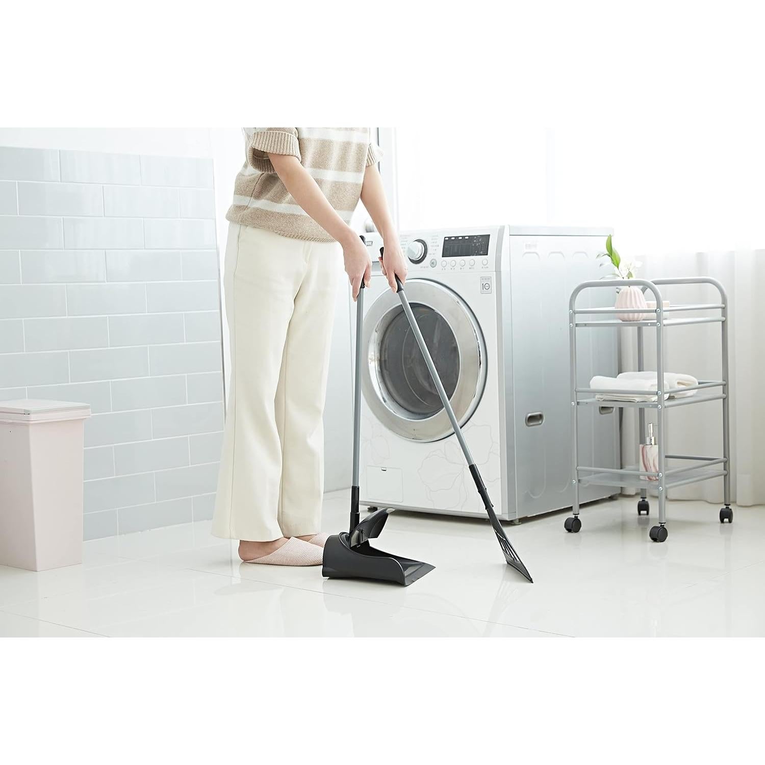 Juego de Escoba y Recogedor Broombi - Silicona, 91.4 cm