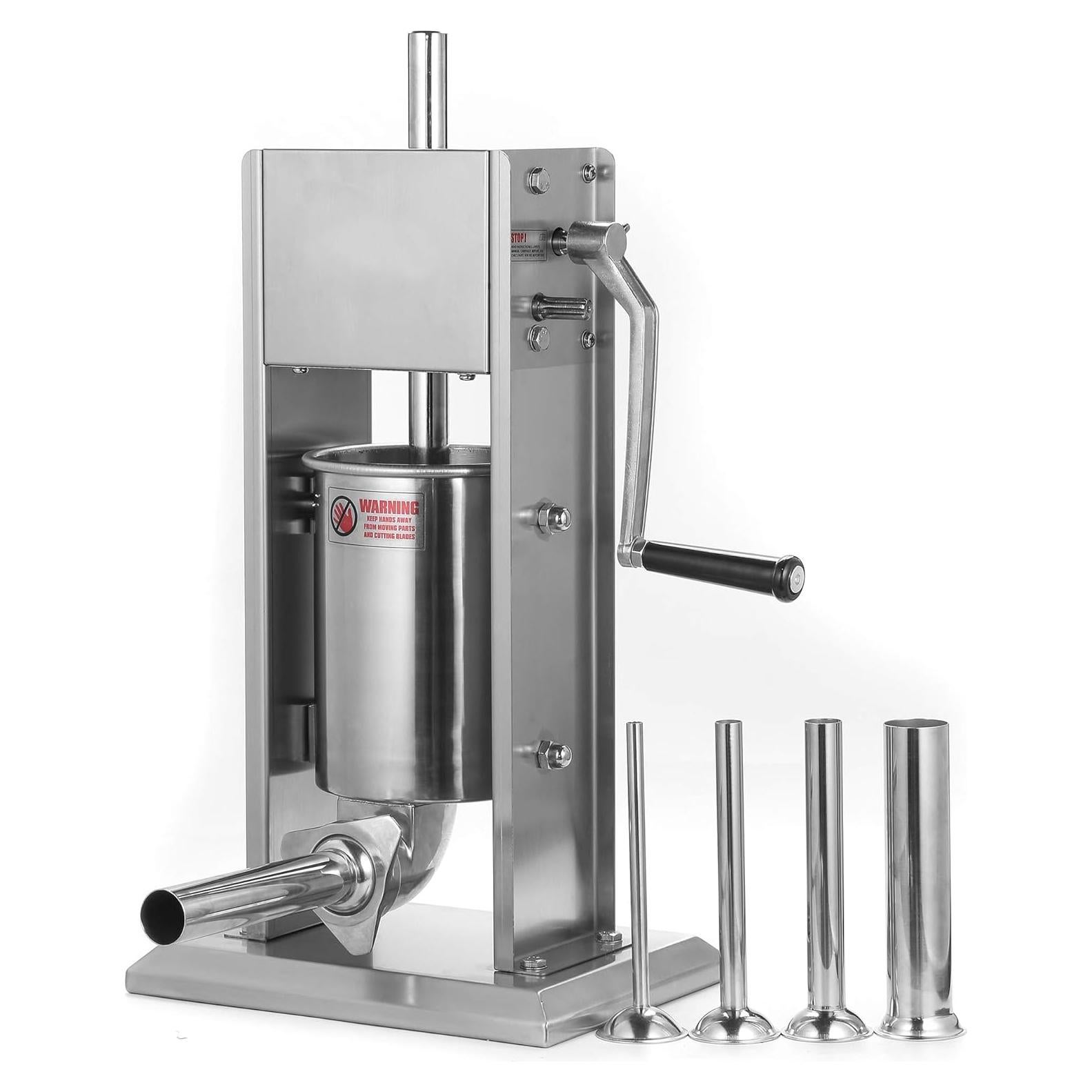 Rellenador de Salchichas Hakka de Acero Inoxidable 3L Doble Velocidad