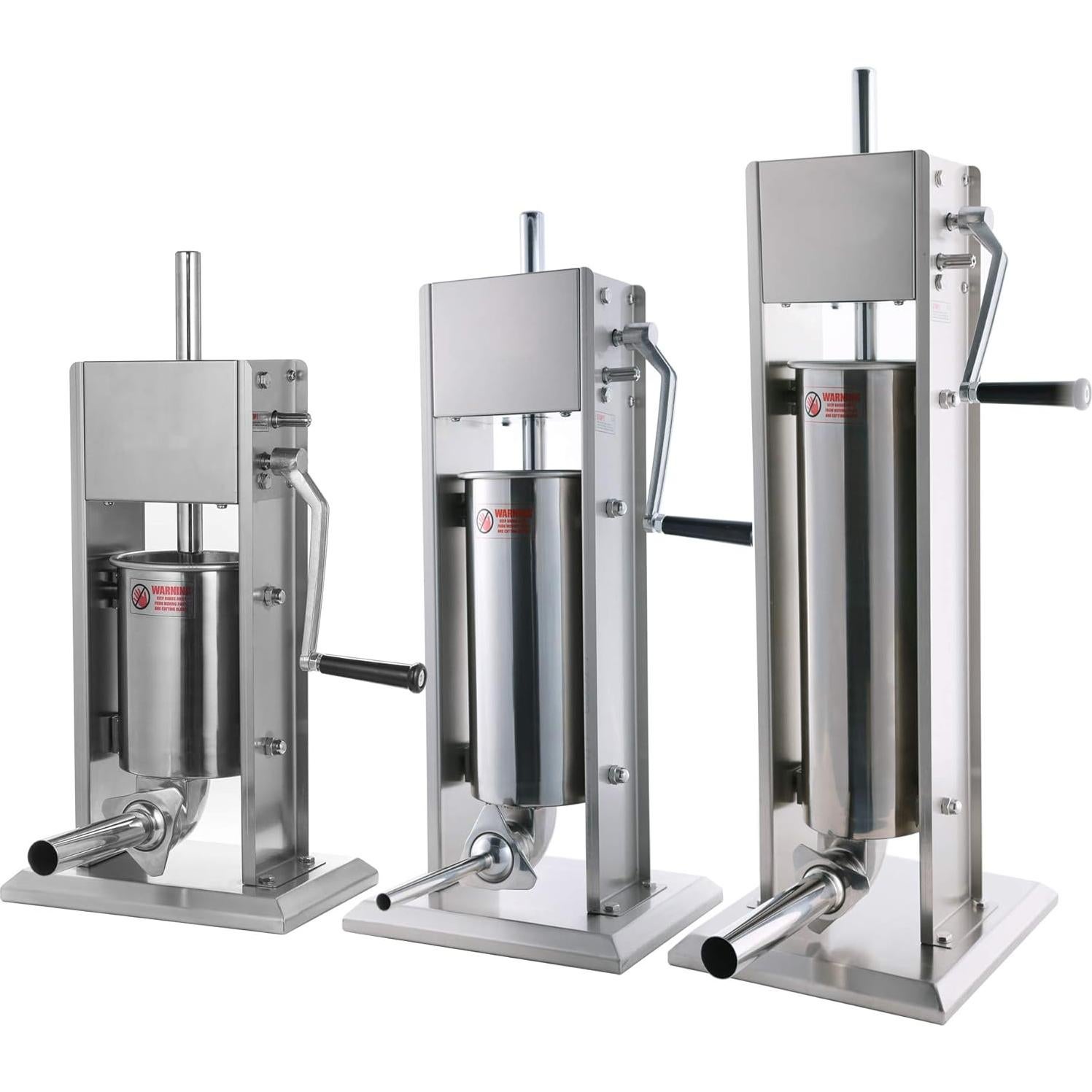 Rellenador de Salchichas Hakka de Acero Inoxidable 3L Doble Velocidad