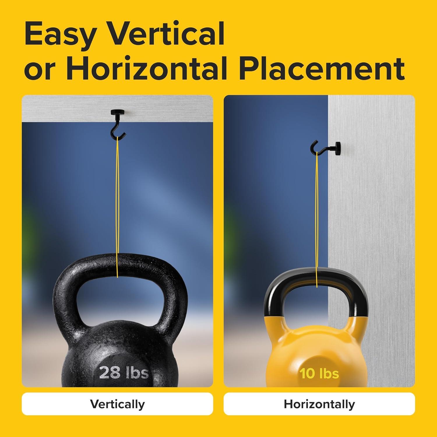 Ganchos Magnéticos X-bet MAGNET 6 Pcs 10.89 kg Negro