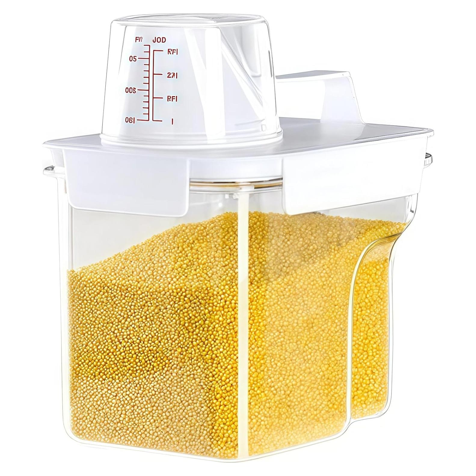 Envase Hermético de Almacenamiento Komost 1500ml con Taza Medidora