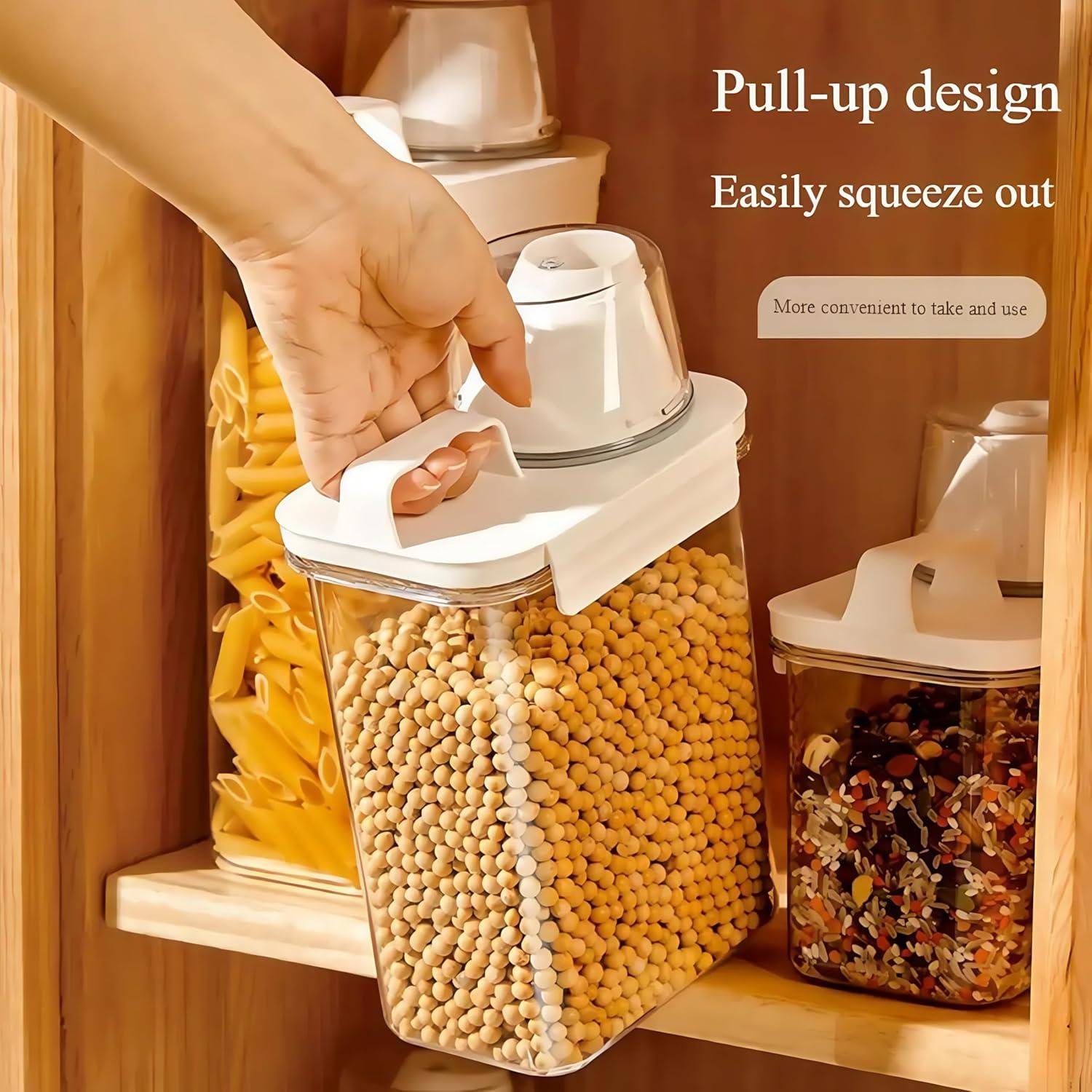 Envase Hermético de Almacenamiento Komost 1500ml con Taza Medidora