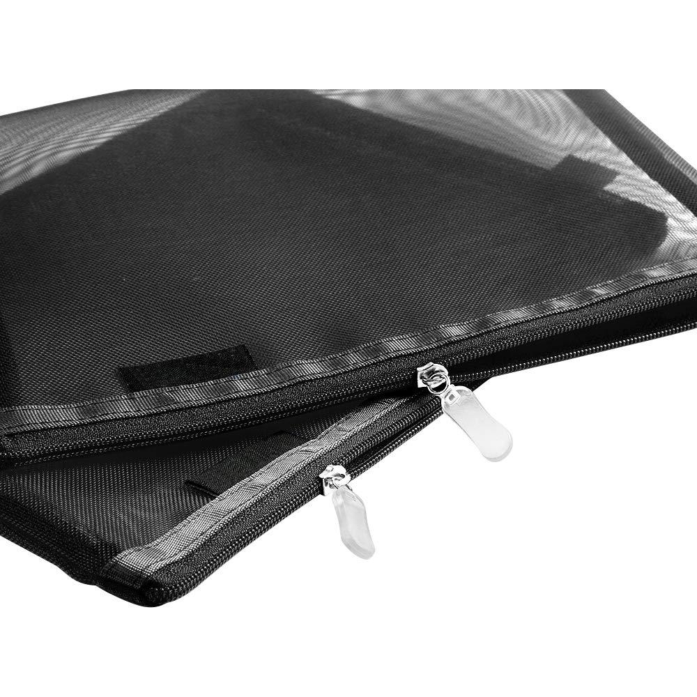 Juego de 6 Bolsas Cosméticas Transparentes Topfinder - Estuche de Maquillaje y Aseo