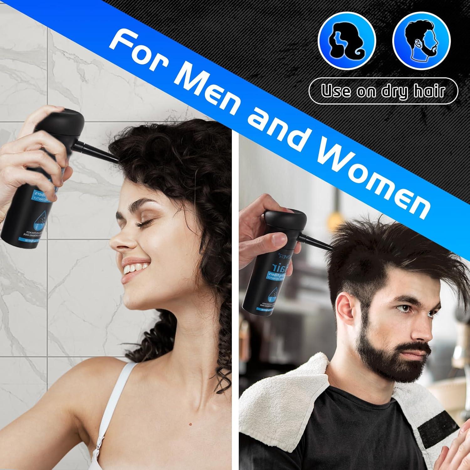 Fibras para el Cabello Aliver 27.5g - Relleno Instantáneo Negro