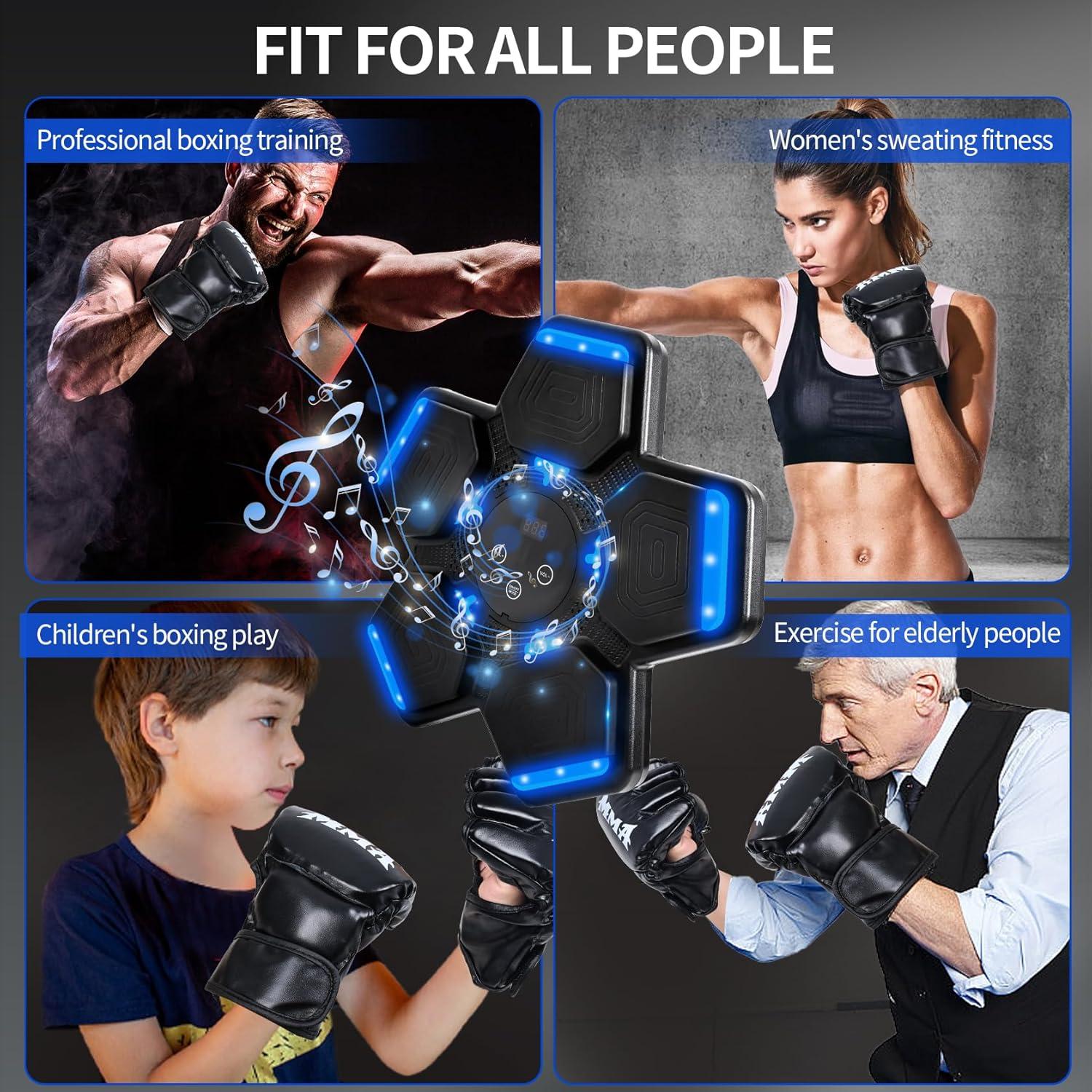 Máquina de Boxeo Musical SIALUX con Bluetooth y Guantes