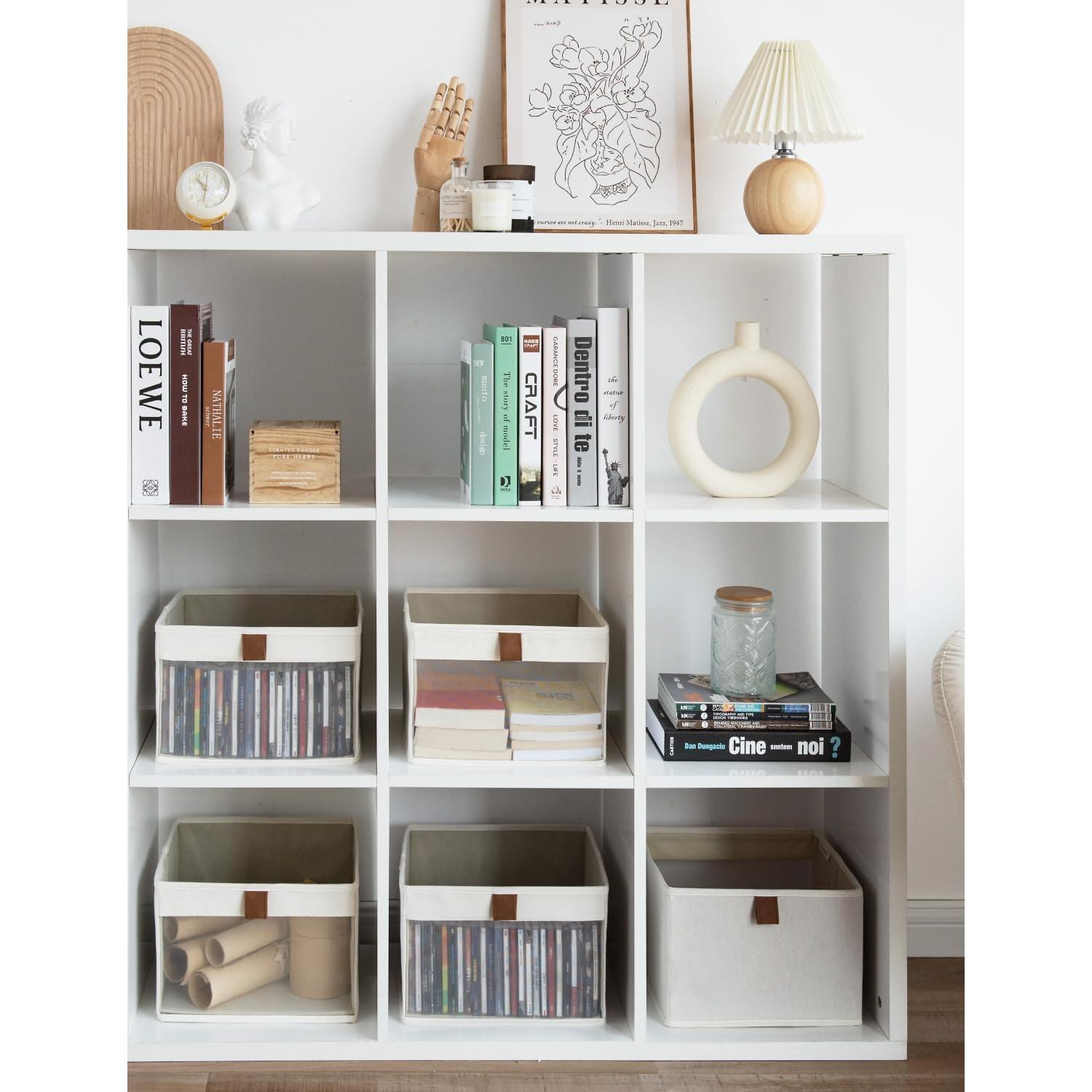 Cajas de Almacenamiento StorageWorks 3 Unidades Beige con Ventana