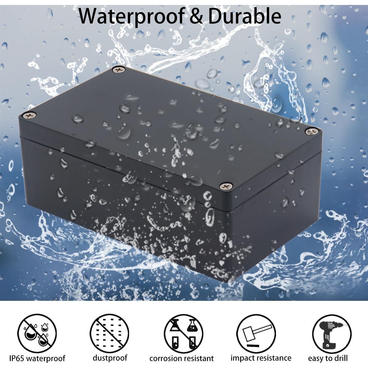 Caja de Proyecto IP65 Otdorpatio Negra 63x58x33mm a Prueba de Agua