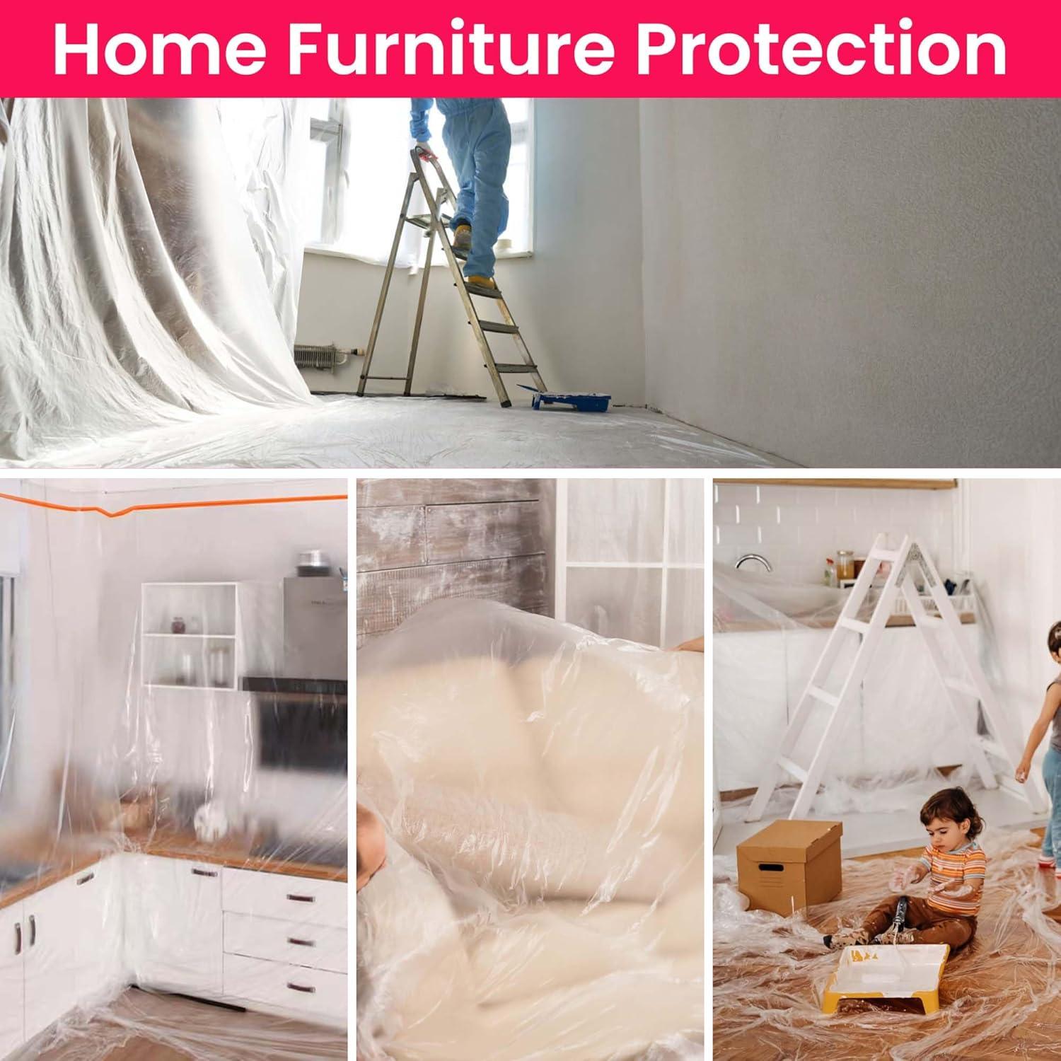 Película de Enmascarar TAPEBEAR 3 Rollos 259 cm x 17 m