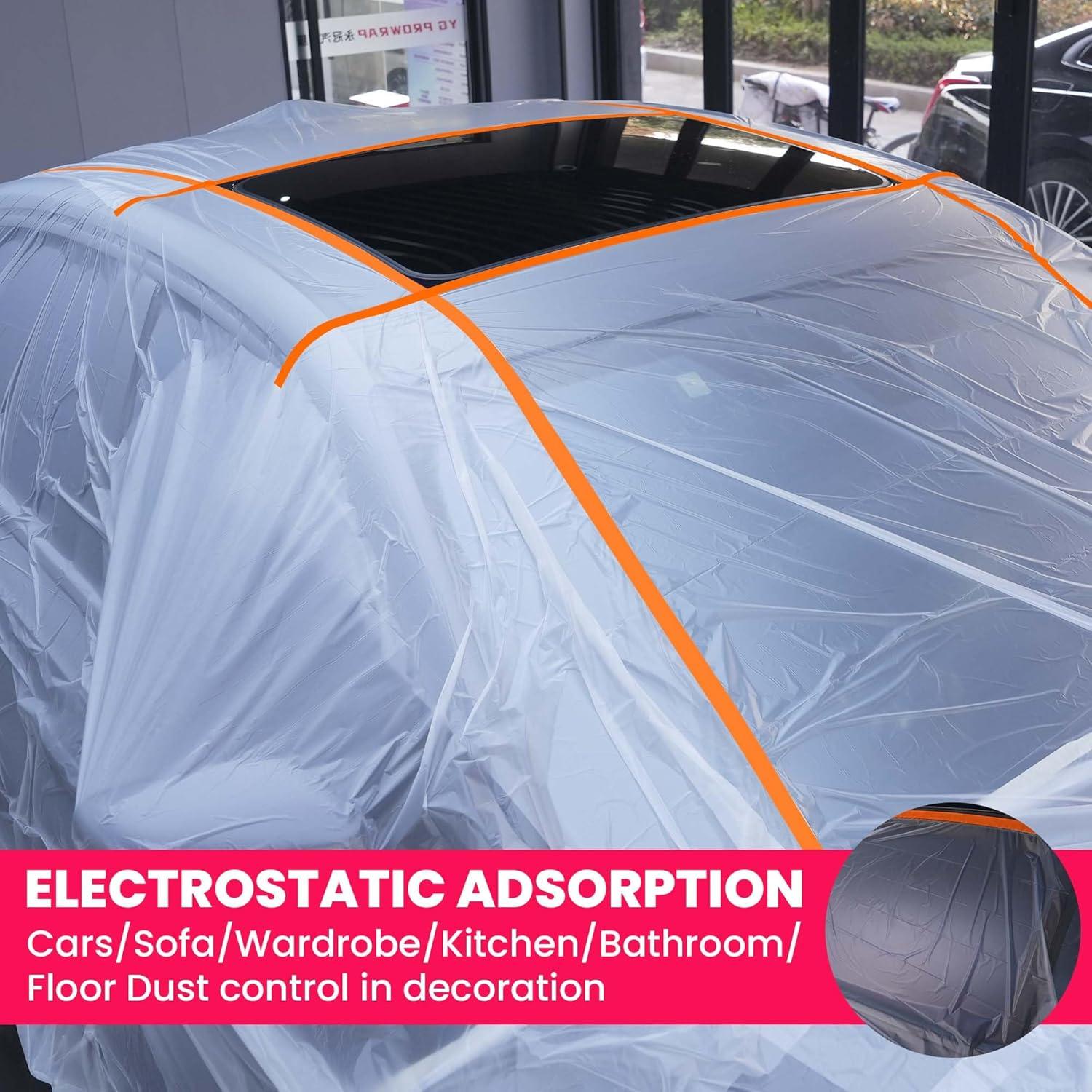 Película de Enmascarar TAPEBEAR 3 Rollos 259 cm x 17 m