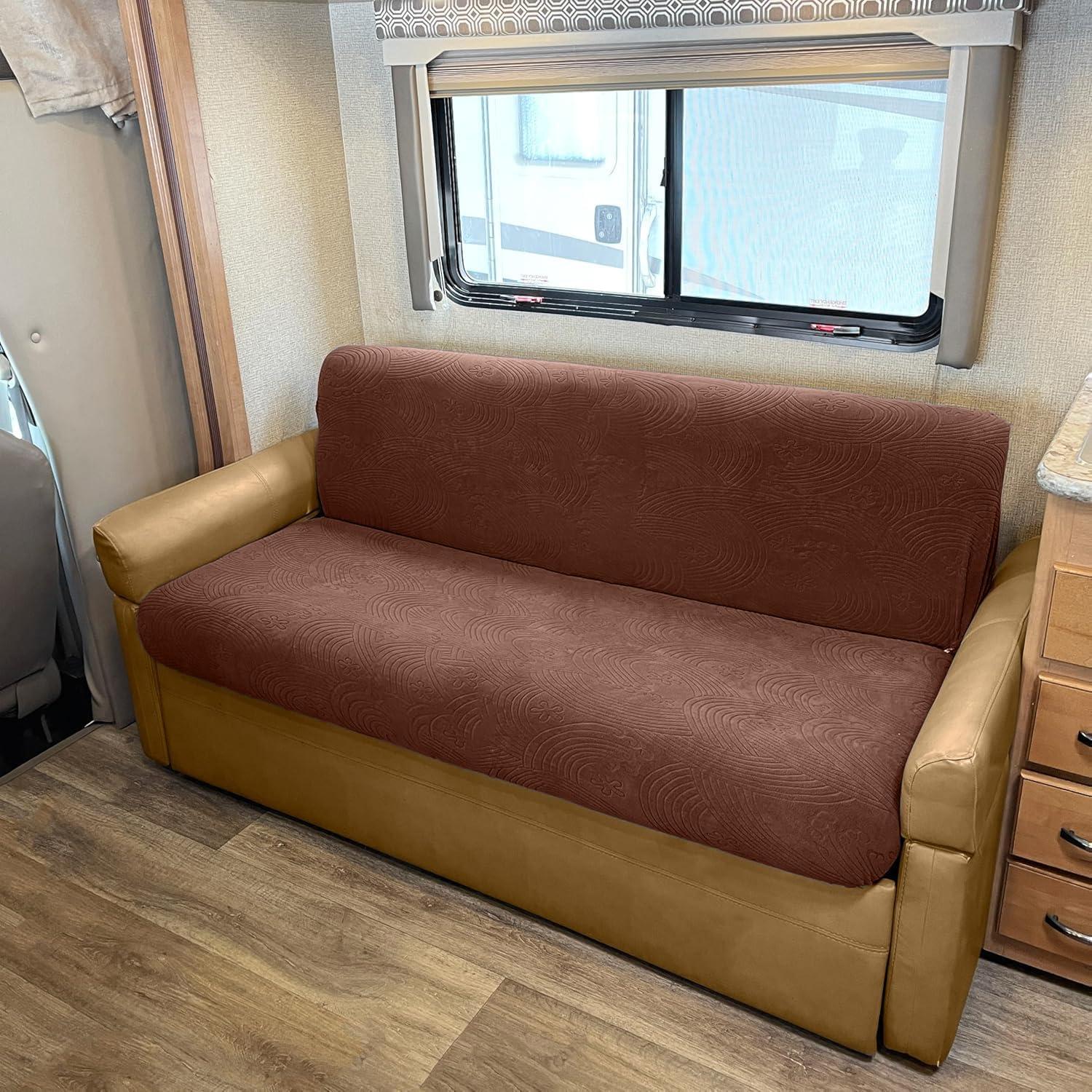 Cubiertas de Sofá Hudson Comfort RV 2 Piezas Chocolate