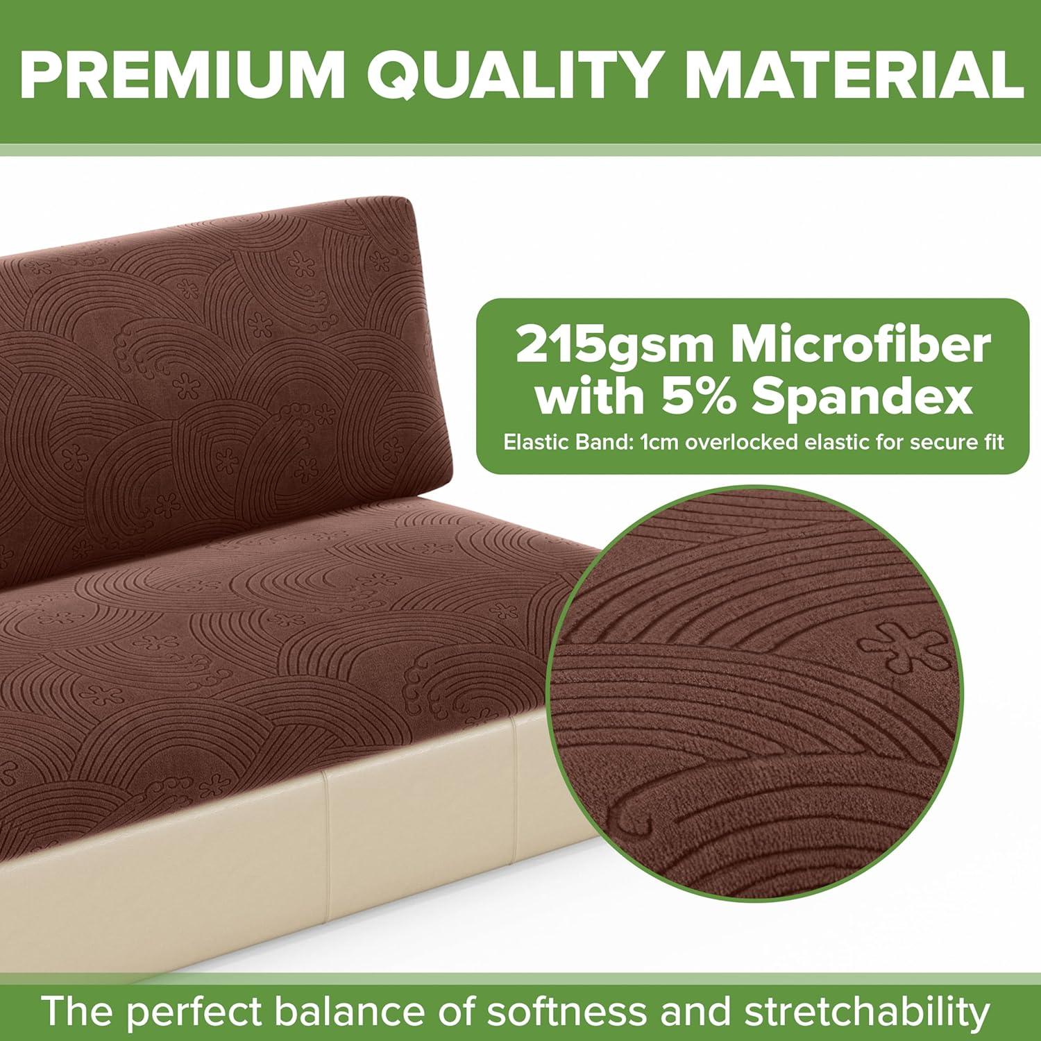 Cubiertas de Sofá Hudson Comfort RV 2 Piezas Chocolate