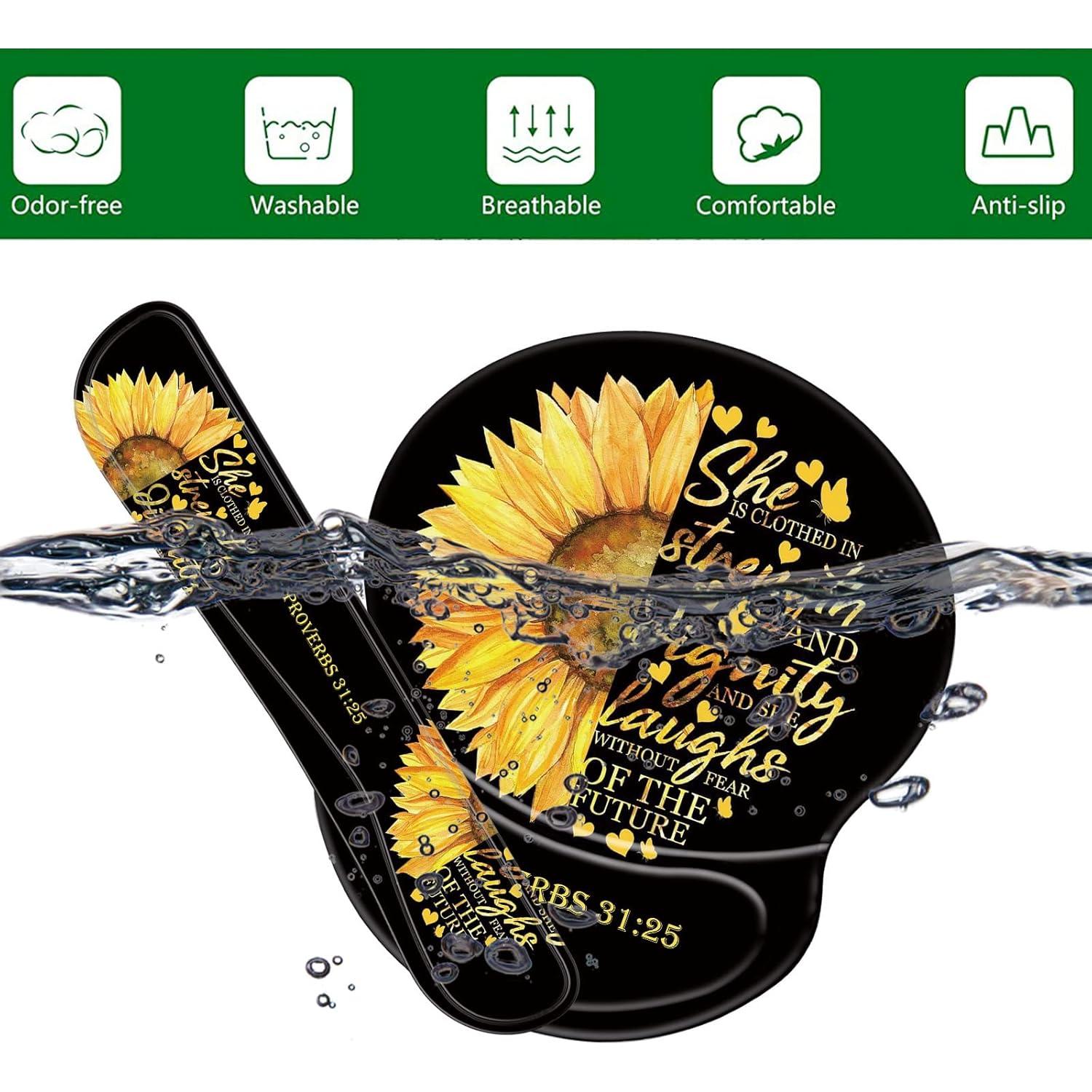 Juego de Almohadillas Ergonómicas CUISHAN para Teclado y Ratón