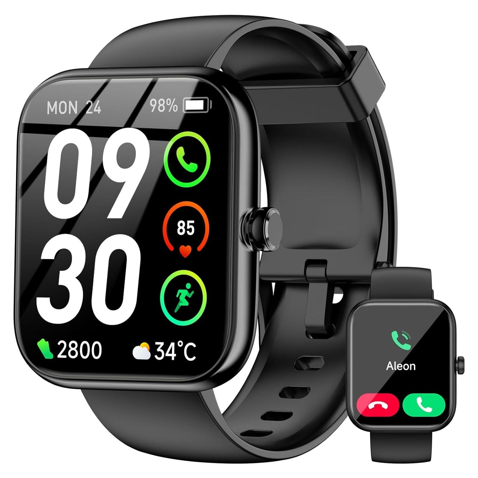 Reloj Inteligente BOOOMIC IDW25 con Alexa, Pantalla Táctil 4.65 cm