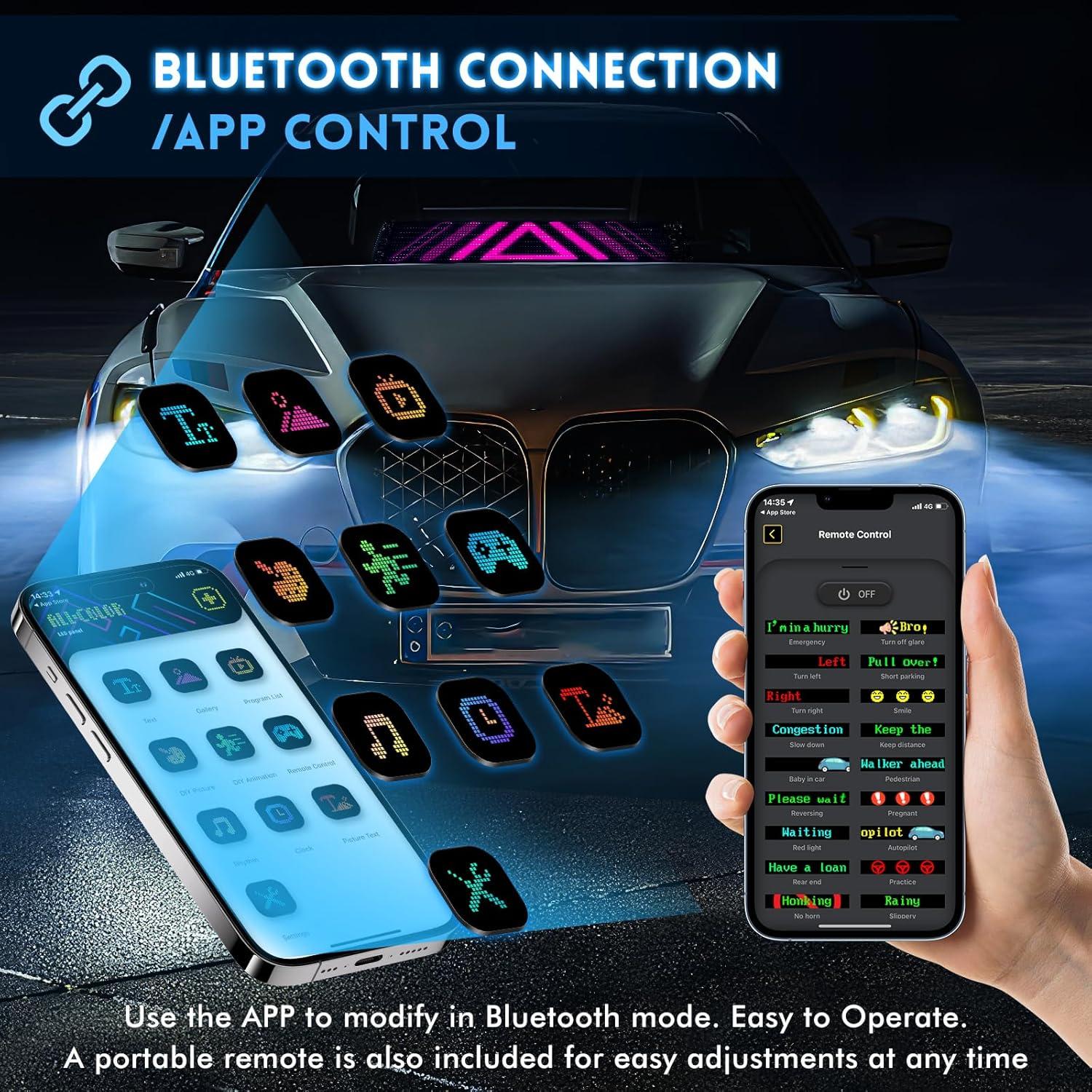 Luces Ojos del Diablo LeadGoods LED 60cm Programables Multicolor