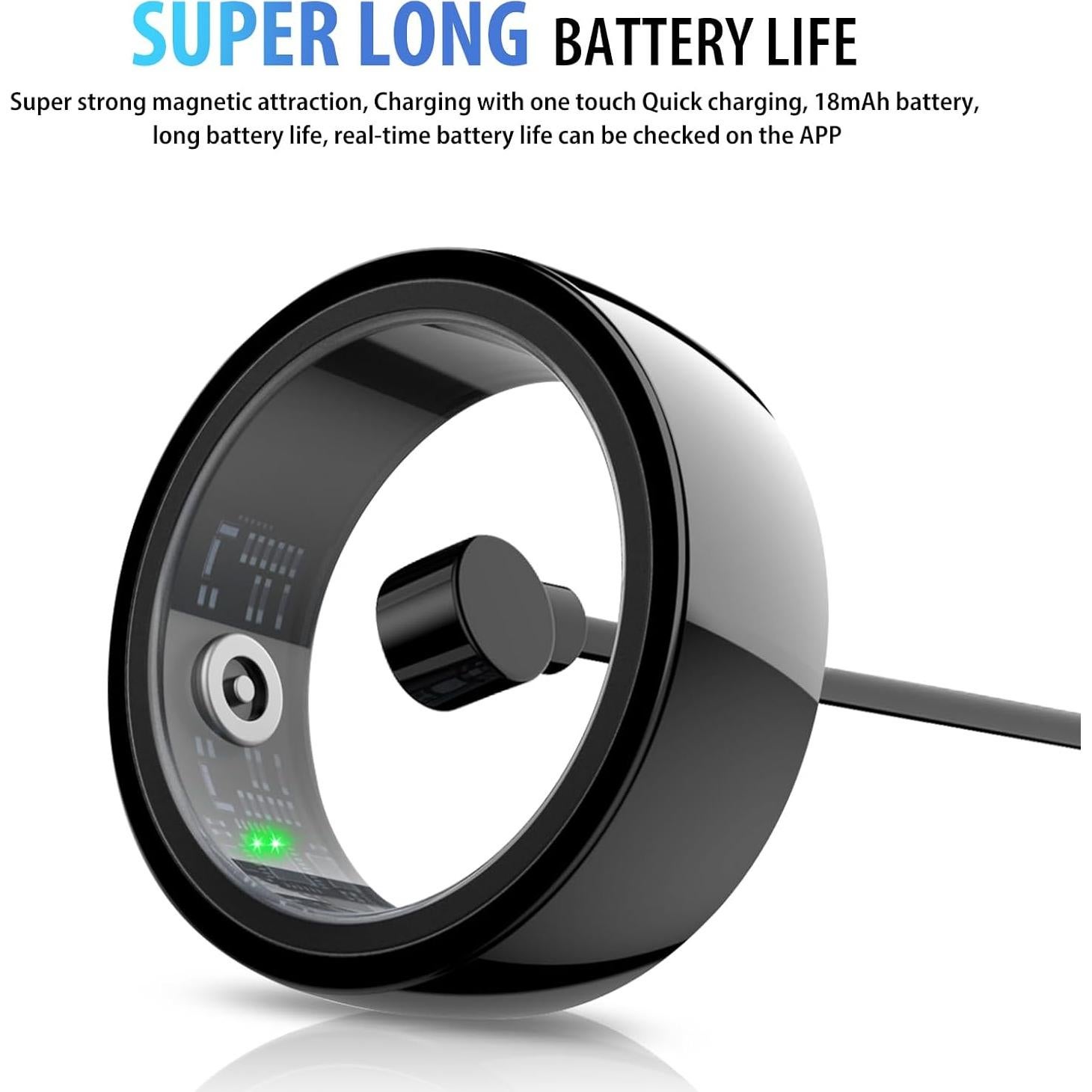 Anillo Inteligente NUDZENI para Salud, Monitoreo Cardíaco y Sueño