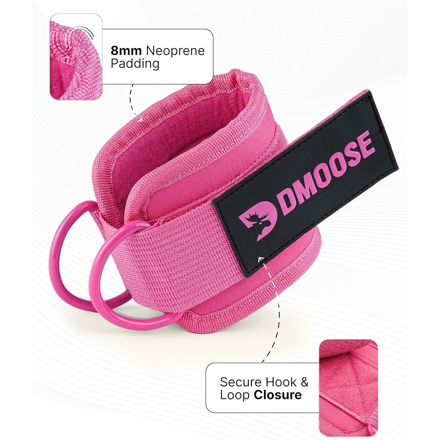 Correa de Tobillo DMoose para Máquina de Cable - Acolchado 8mm