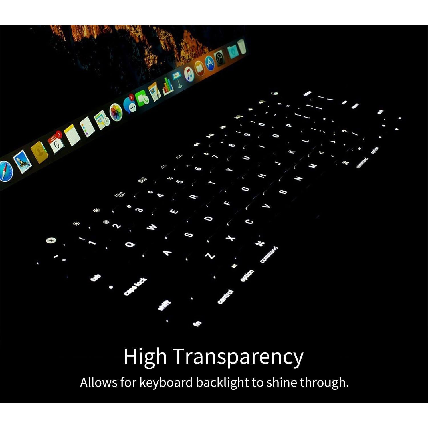 Cubierta de Teclado Ultra Fina CaseBuy para MacBook Pro 13" y 15"