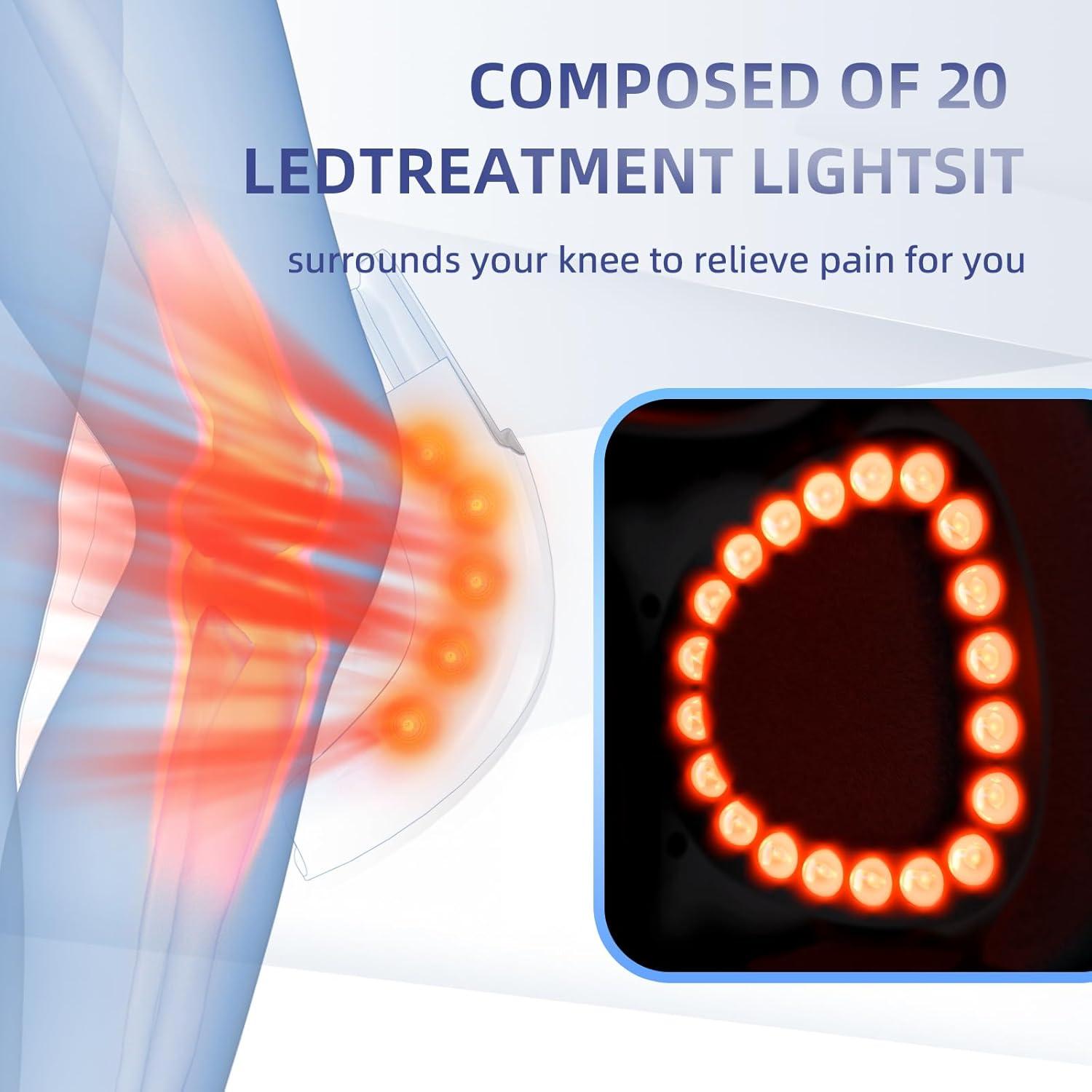 Masajeador de Rodilla SUPBAND HY 5 en 1 Inalámbrico Calor y Vibración