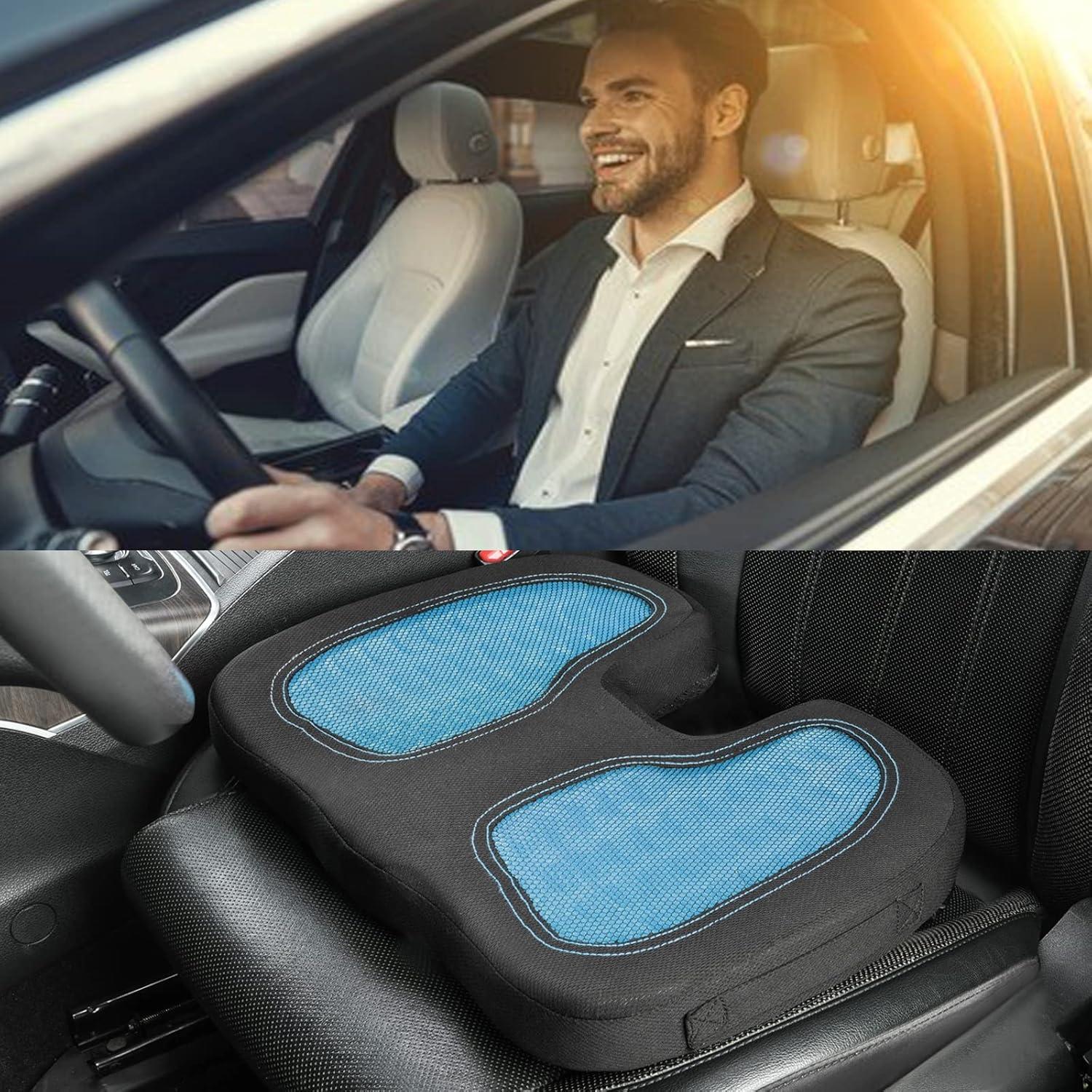 Cojín de Gel y Espuma de Memoria CAR-GRAND para Asientos