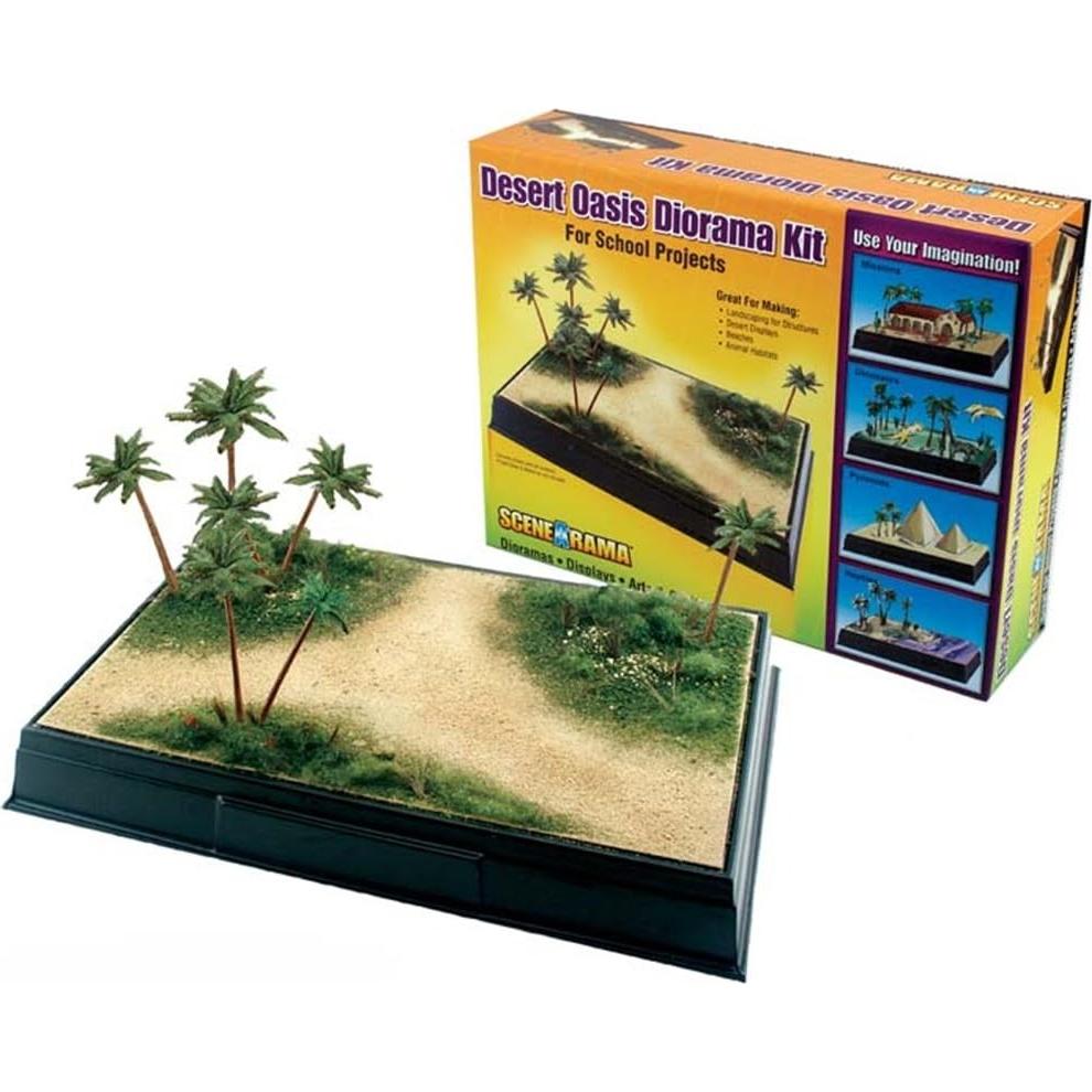 Kit de Diorama Oasis del Desierto Woodland Scenics 10 Piezas