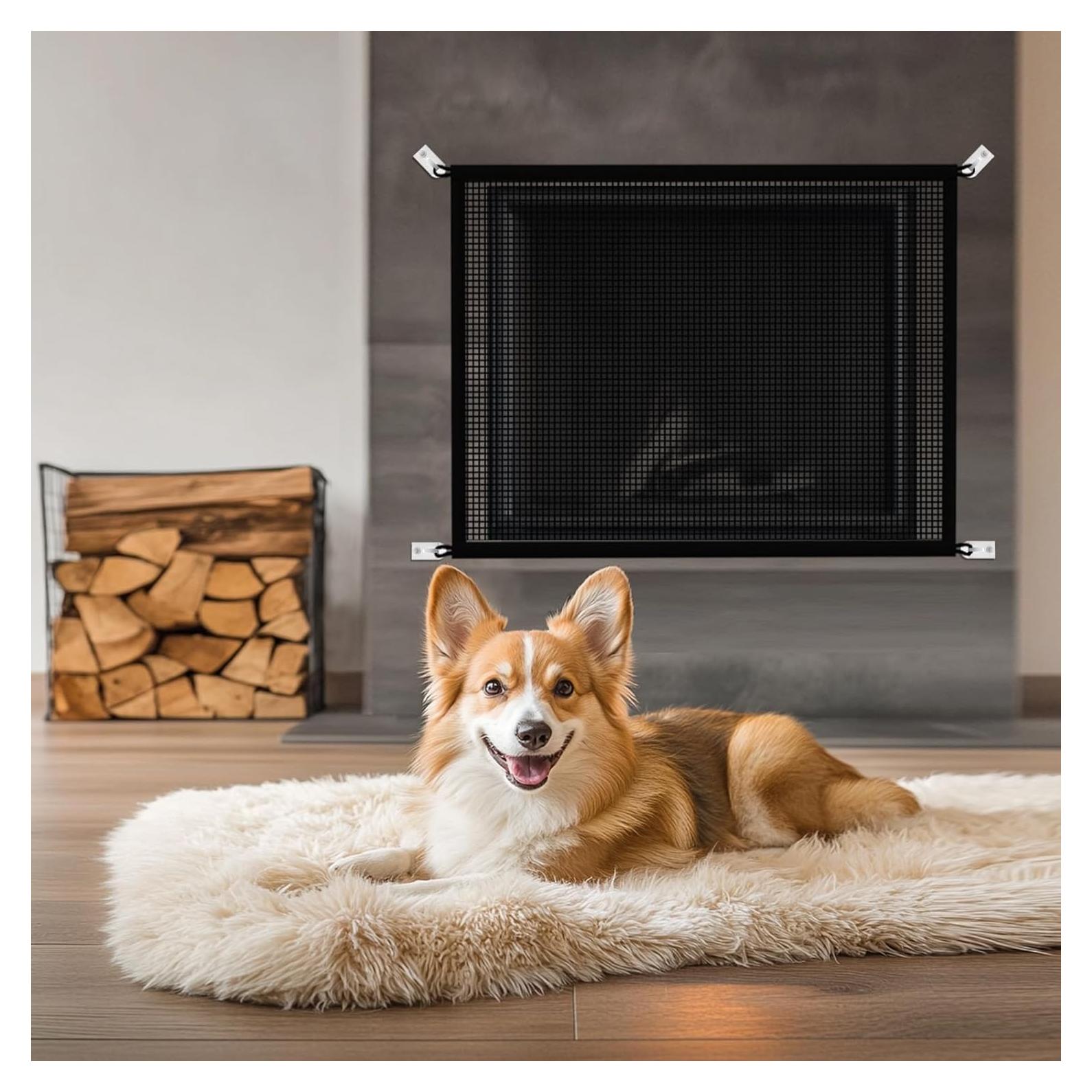 Malla de Chimenea Segura Cupount 73.66cm x 96.52cm para Niños y Mascotas