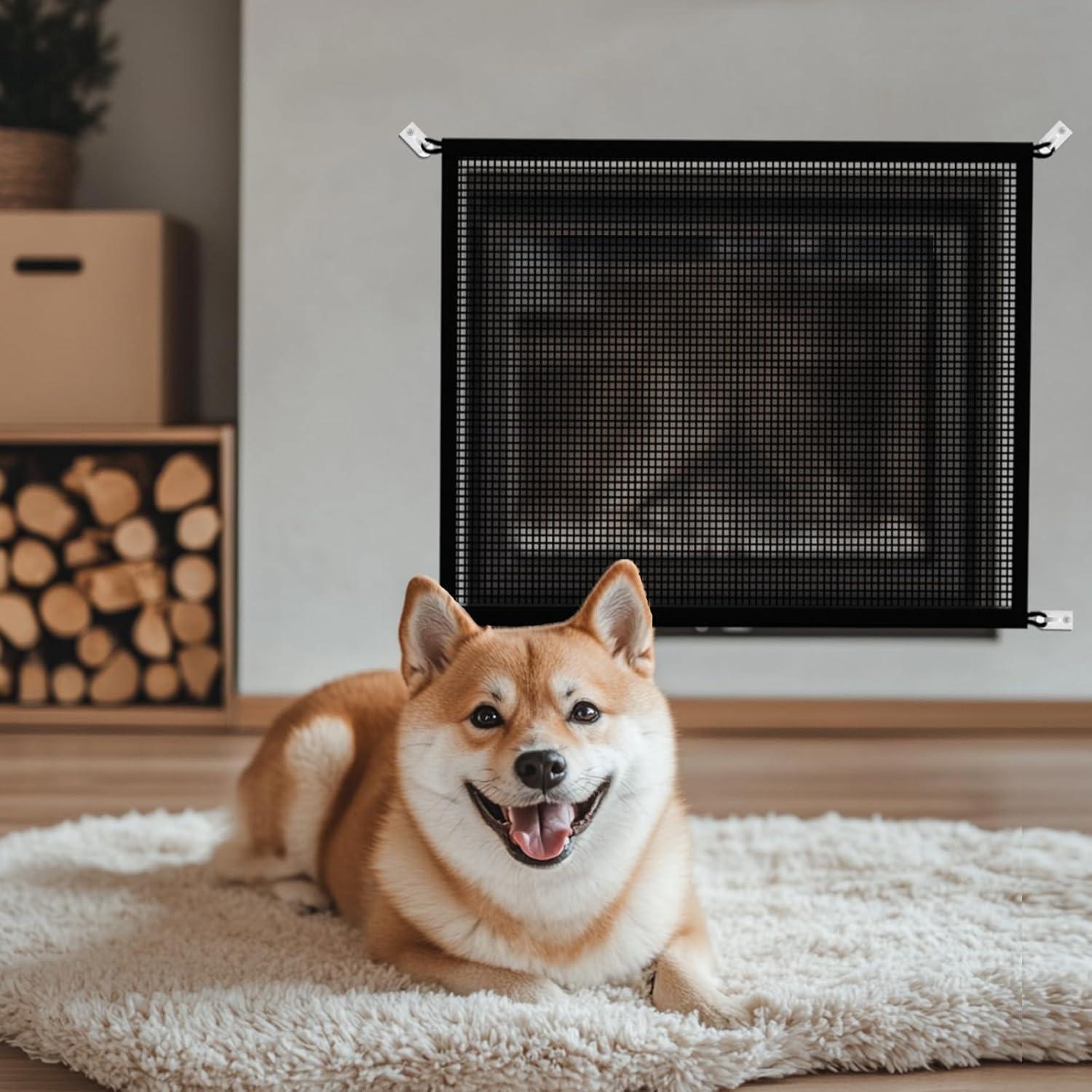 Malla de Chimenea Segura Cupount 73.66cm x 96.52cm para Niños y Mascotas