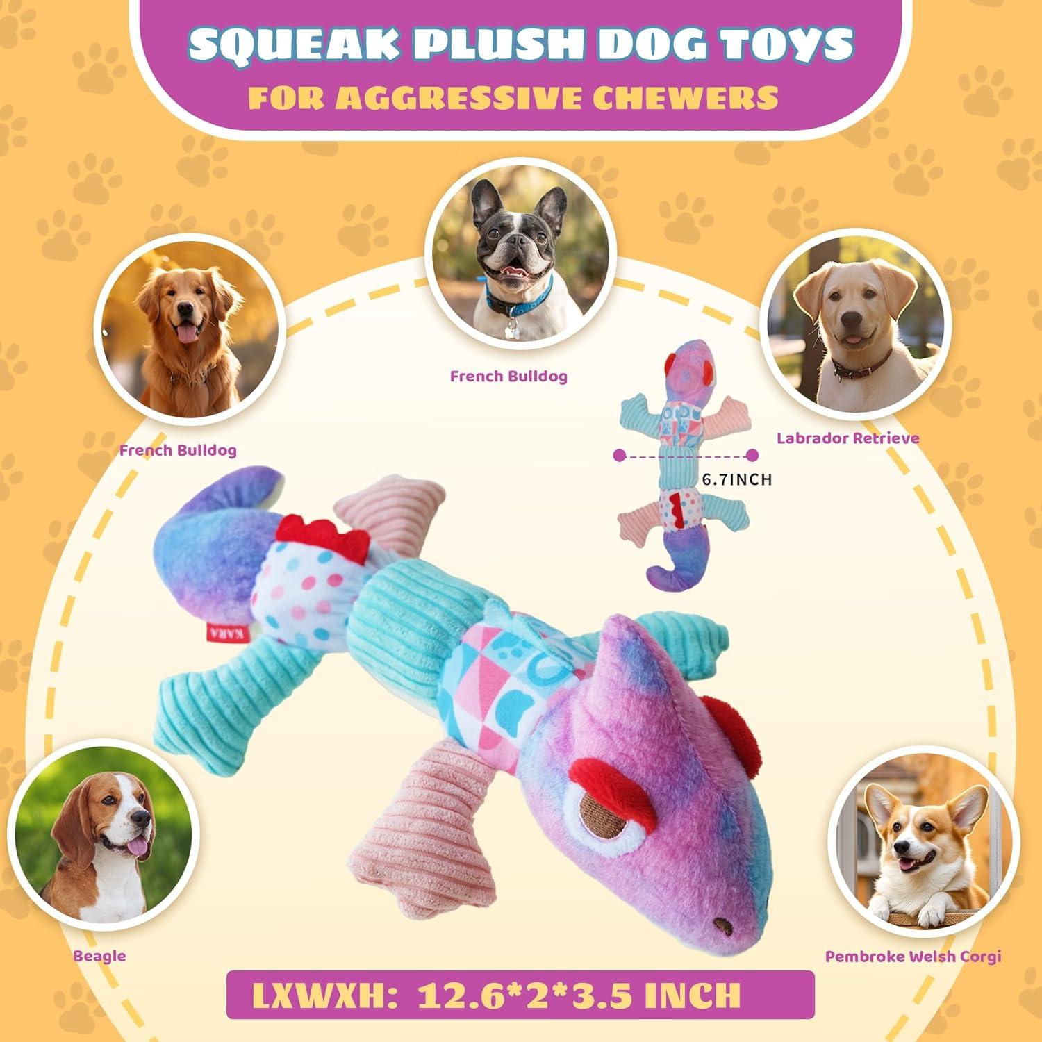Juguete para Perros Squeaky DSUMD Camaleón 31.75cm