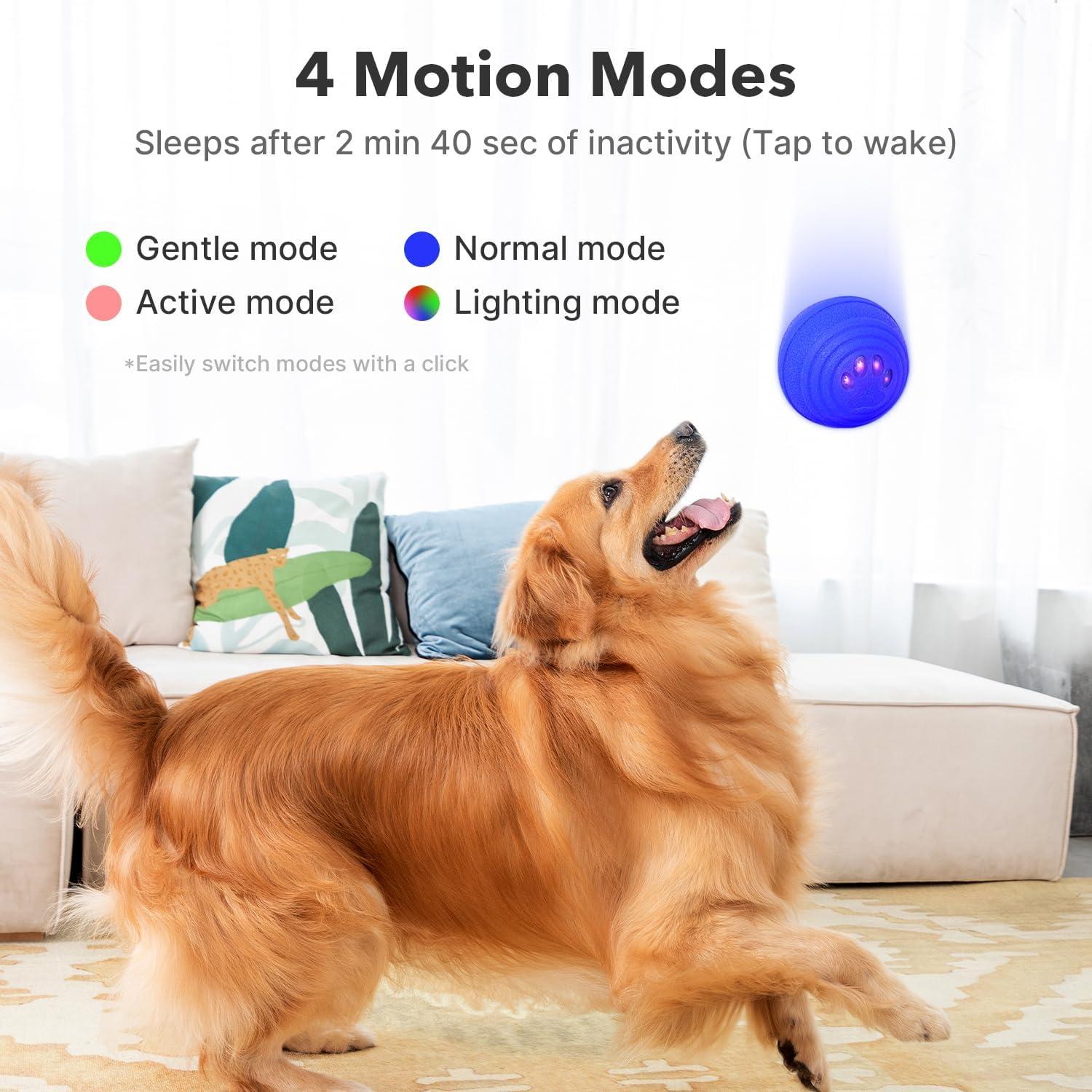 Pelota Interactiva para Perros Shenzhen - 4 Modos, 6.48cm