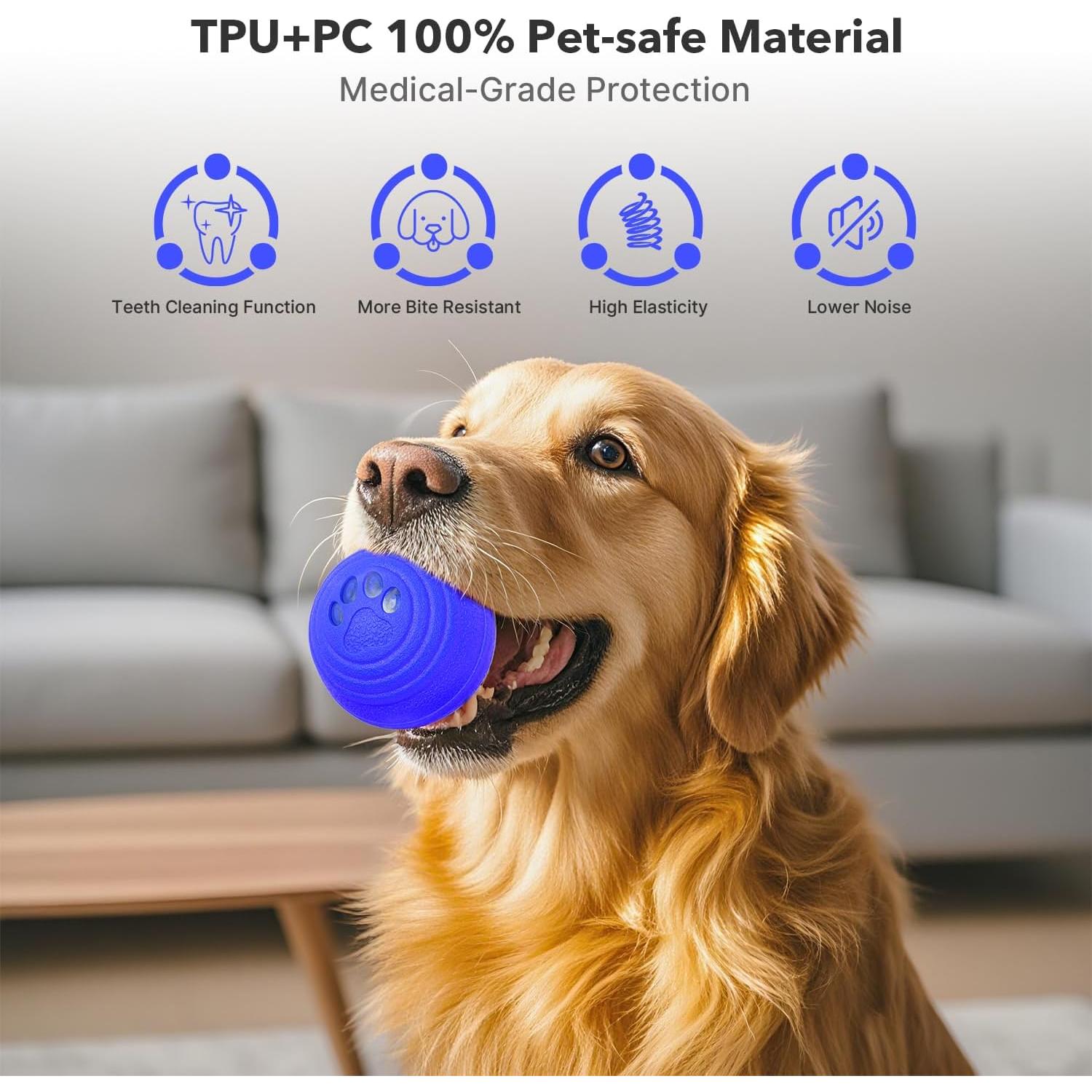 Pelota Interactiva para Perros Shenzhen - 4 Modos, 6.48cm