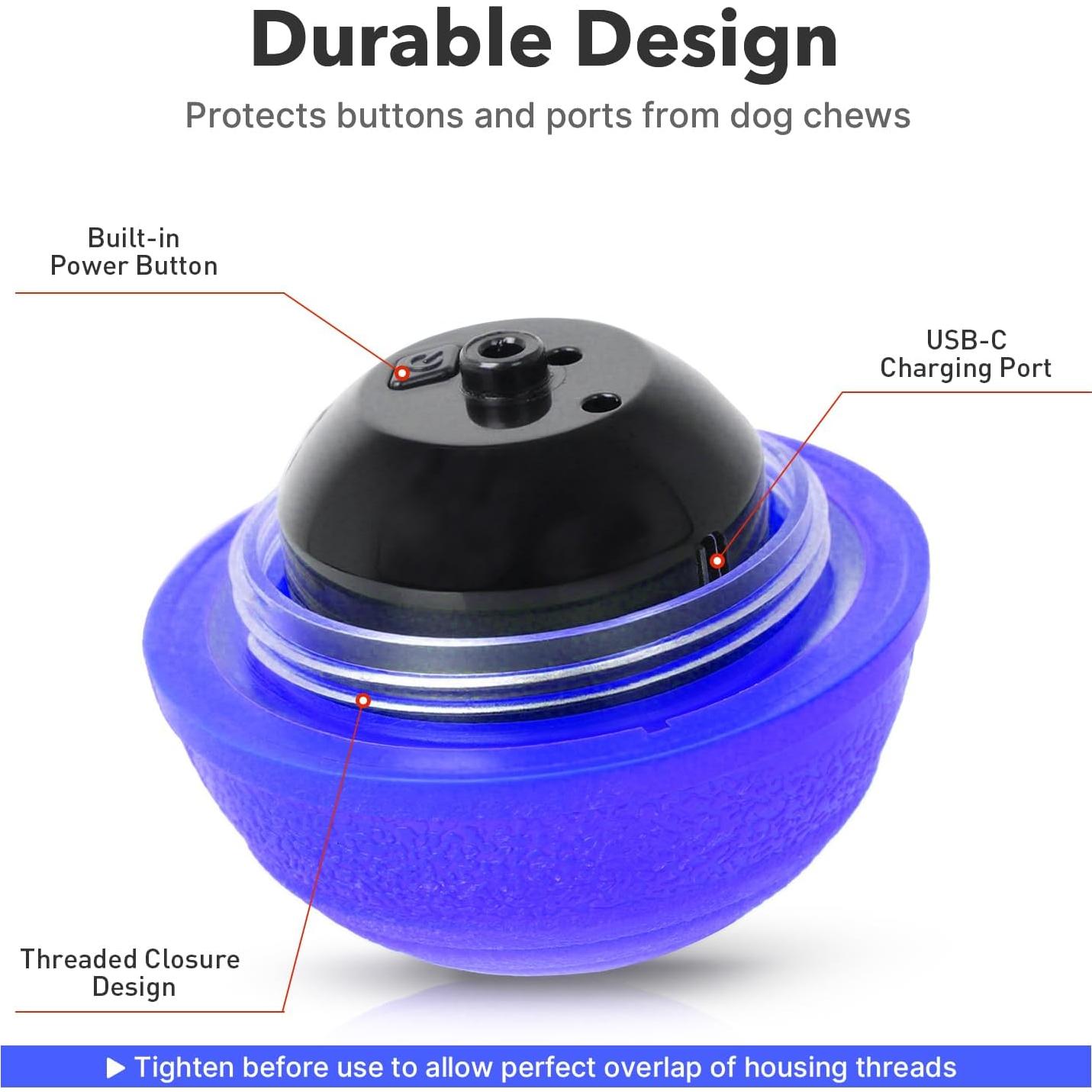 Pelota Interactiva para Perros Shenzhen - 4 Modos, 6.48cm