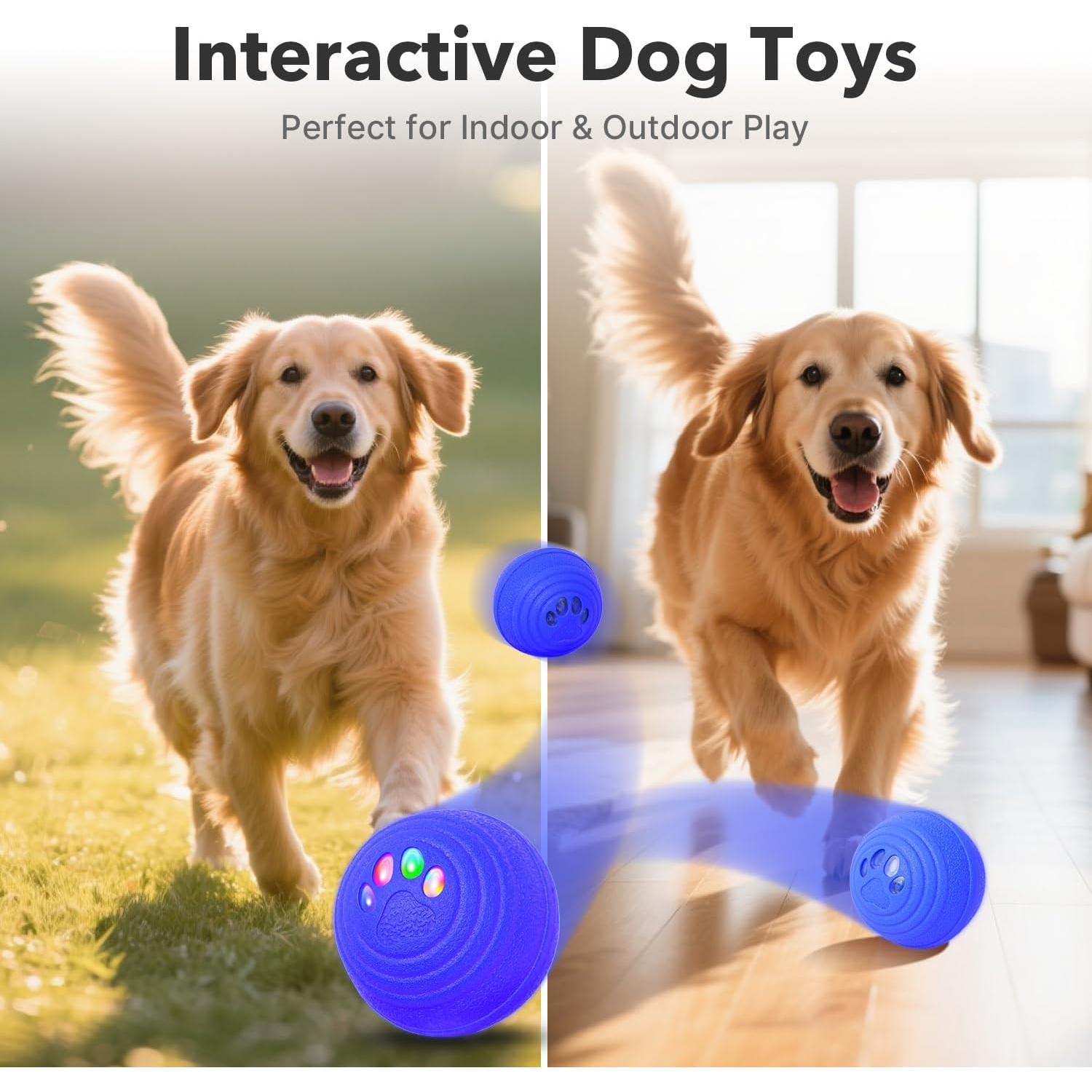 Pelota Interactiva para Perros Shenzhen - 4 Modos, 6.48cm