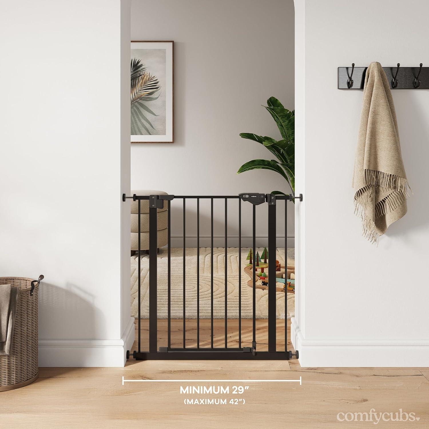 Puerta de Seguridad para Bebés Comfy Cubs Ajustable 81.92 cm